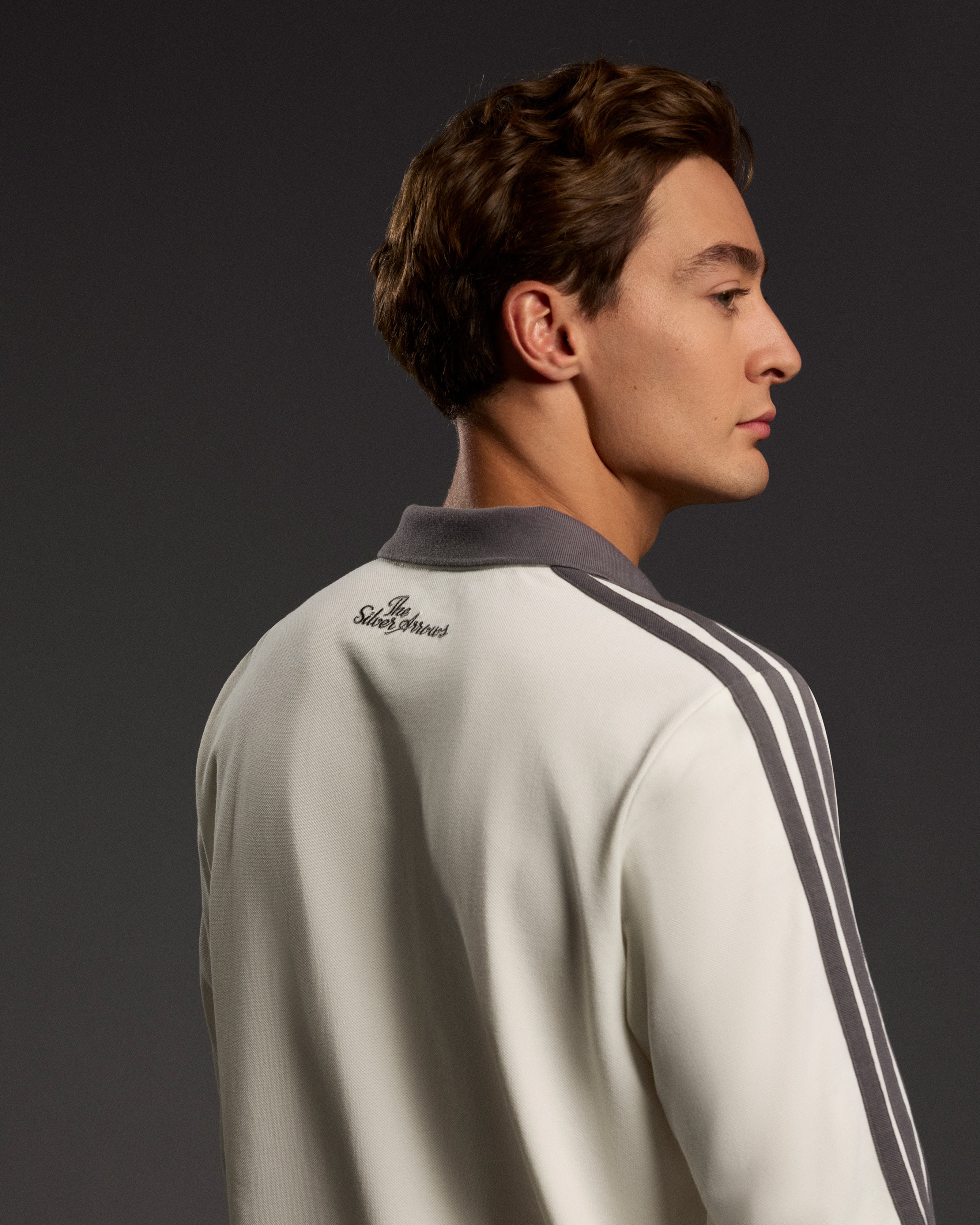 Mens Silver Arrows Icon Polo Off White