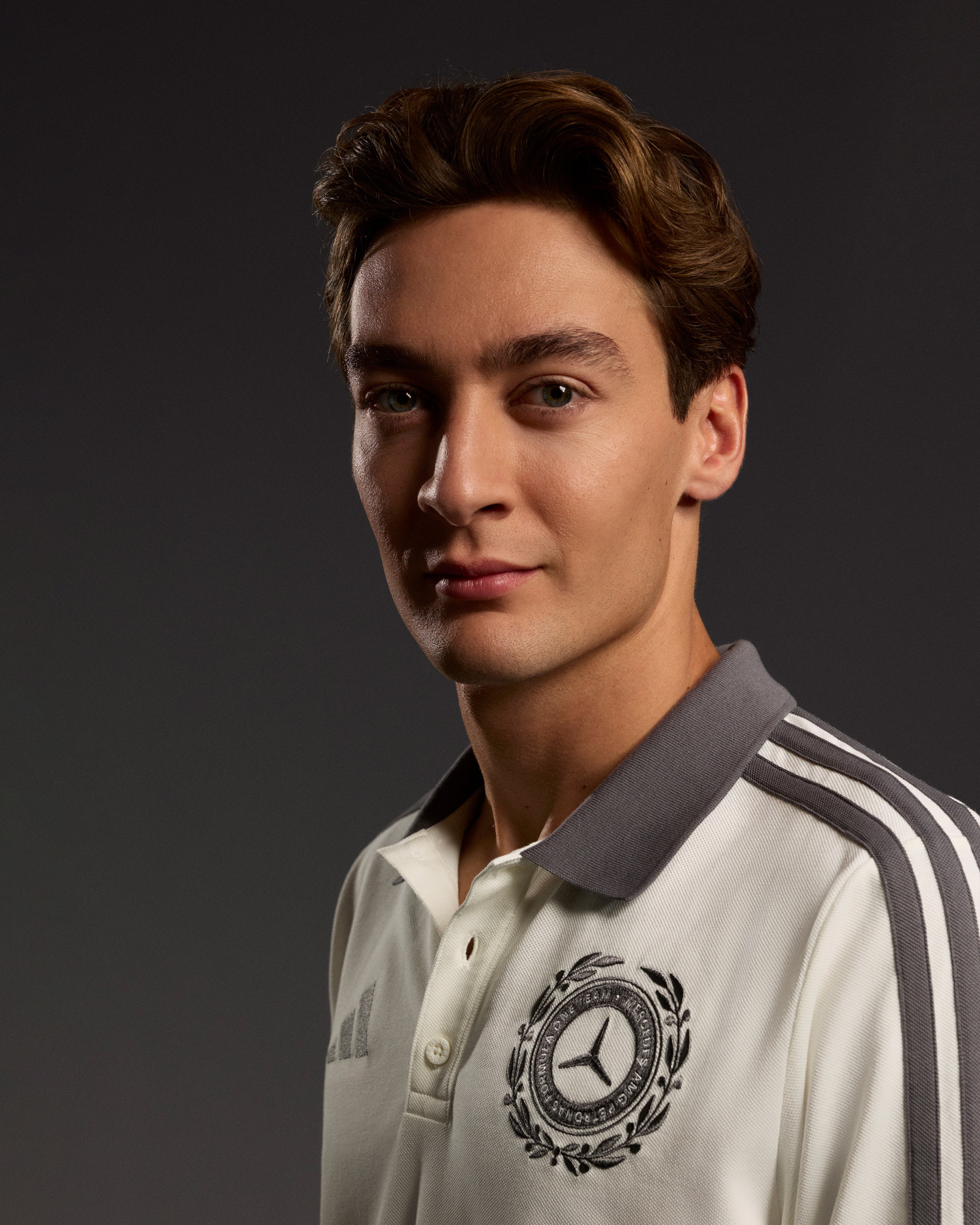 Mens Silver Arrows Icon Polo Off White