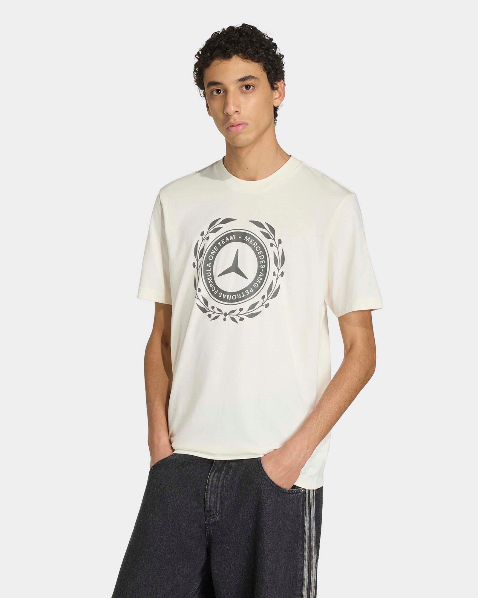 Mens Silver Arrows Heritage Logo T-shirt Off
