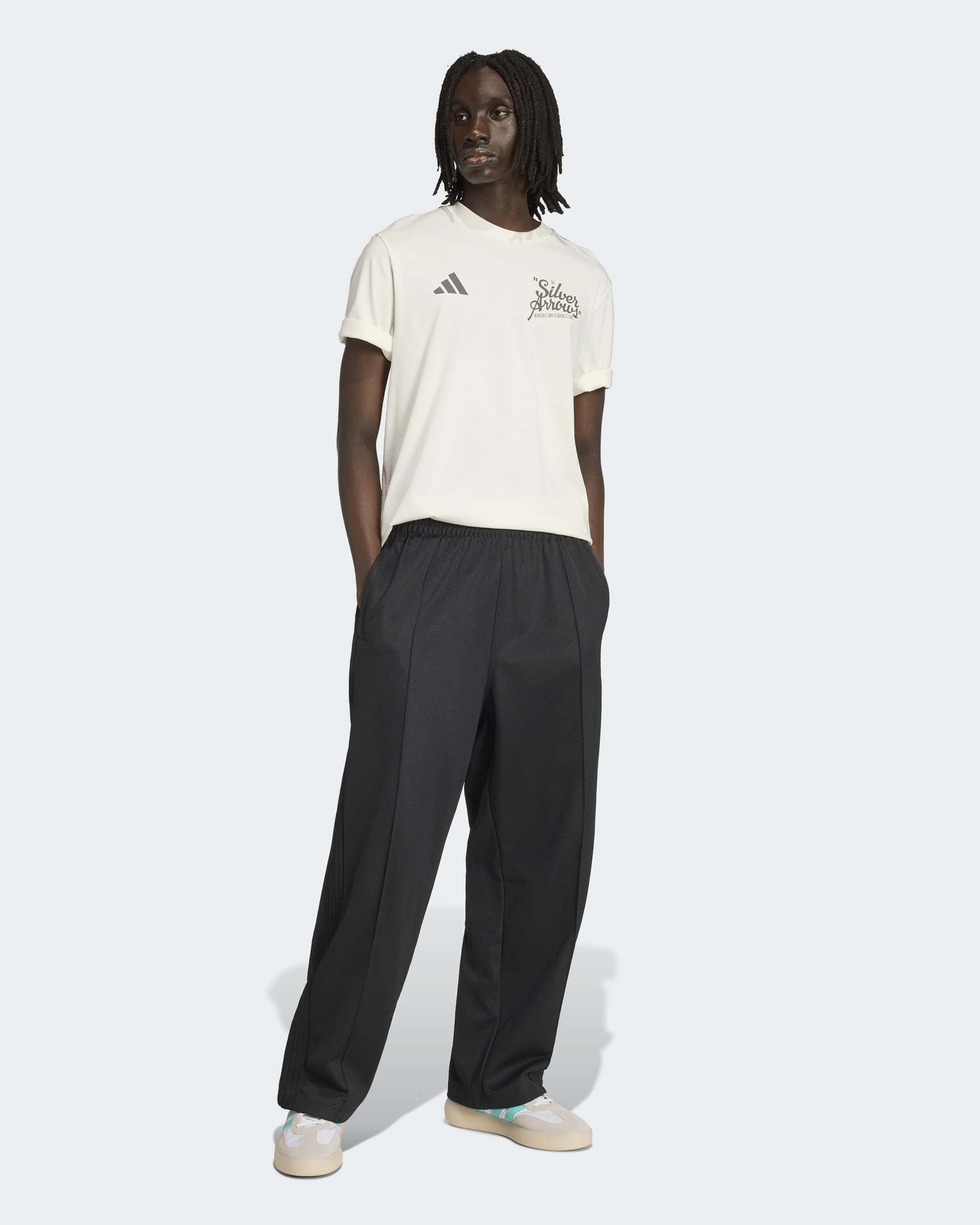 Mens Silver Arrows Heritage Slogan T-shirt Off White