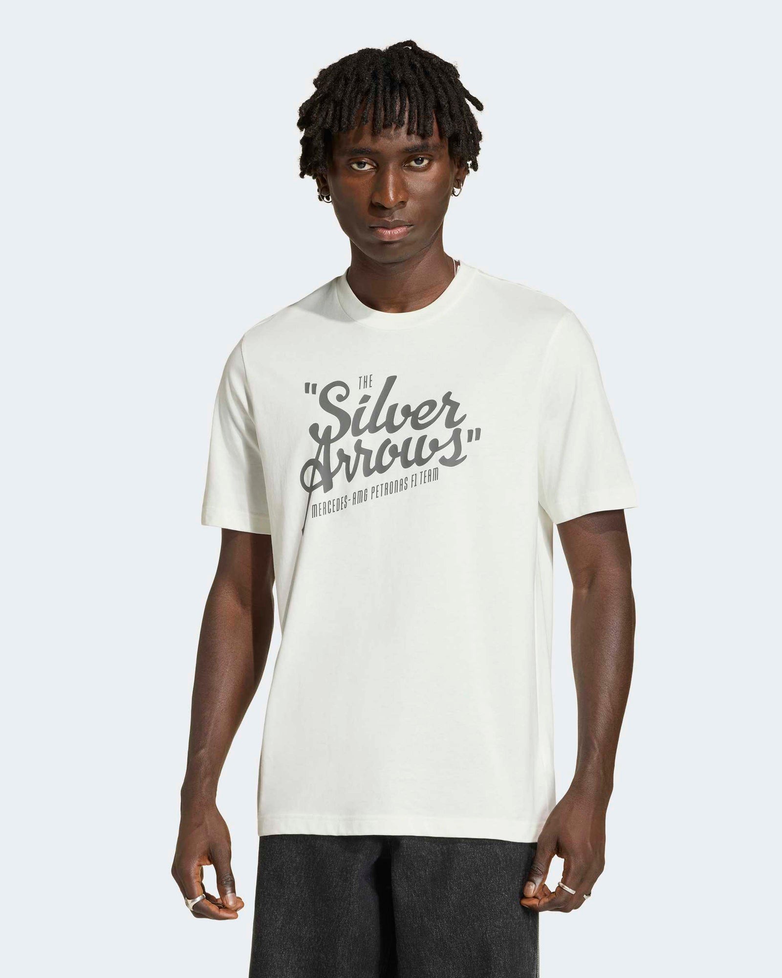 Mens Silver Arrows Heritage T-shirt Off White