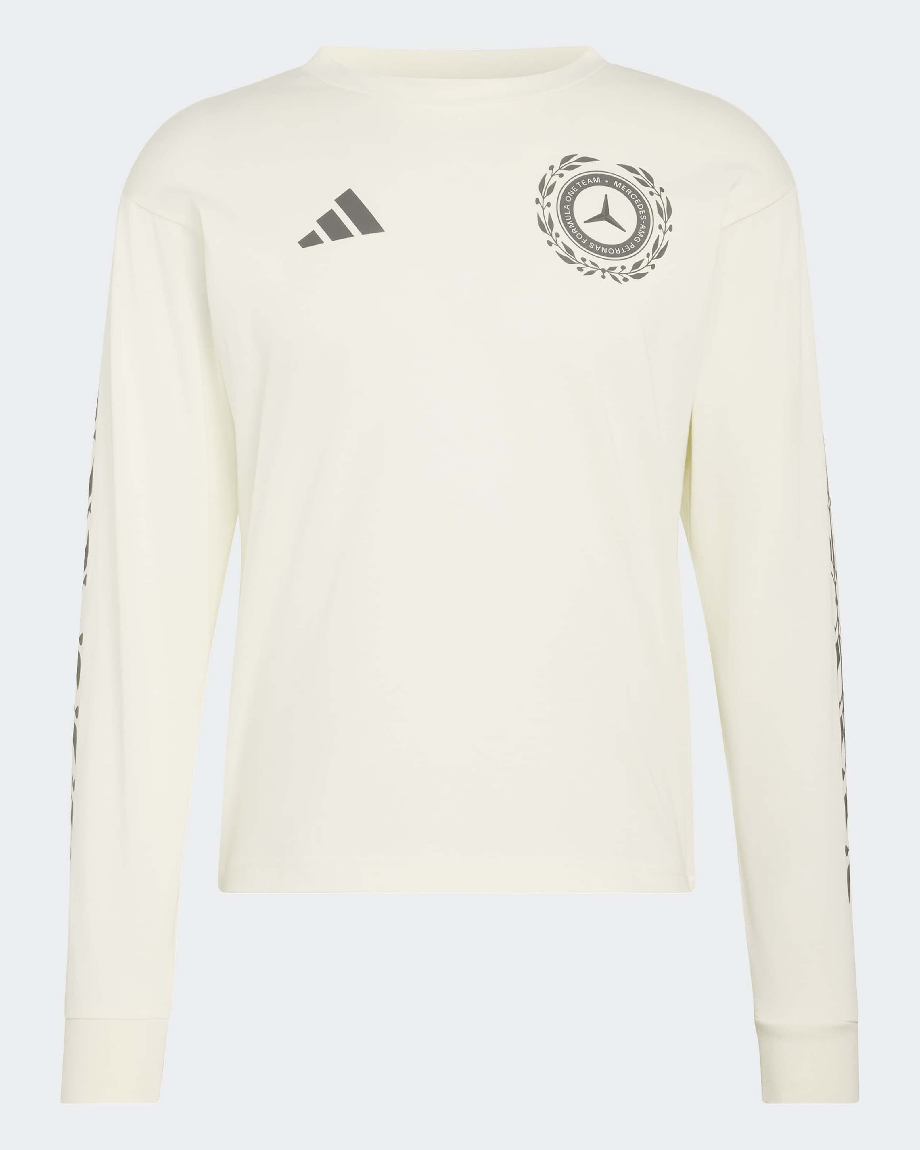 Mens Silver Arrows Heritage Long-Sleeve T-shirt Off White