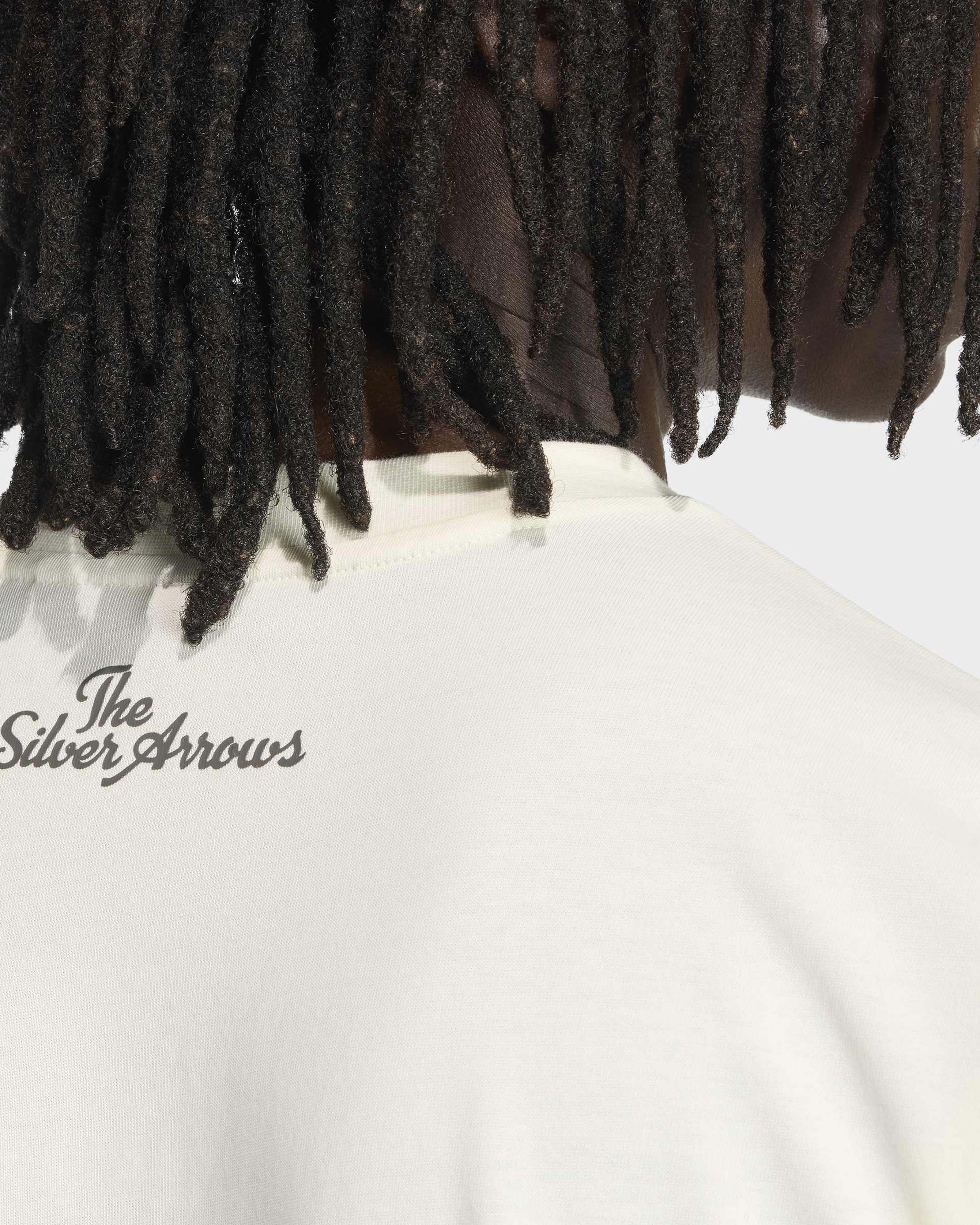 Mens Silver Arrows Heritage Long-Sleeve T-shirt Off White