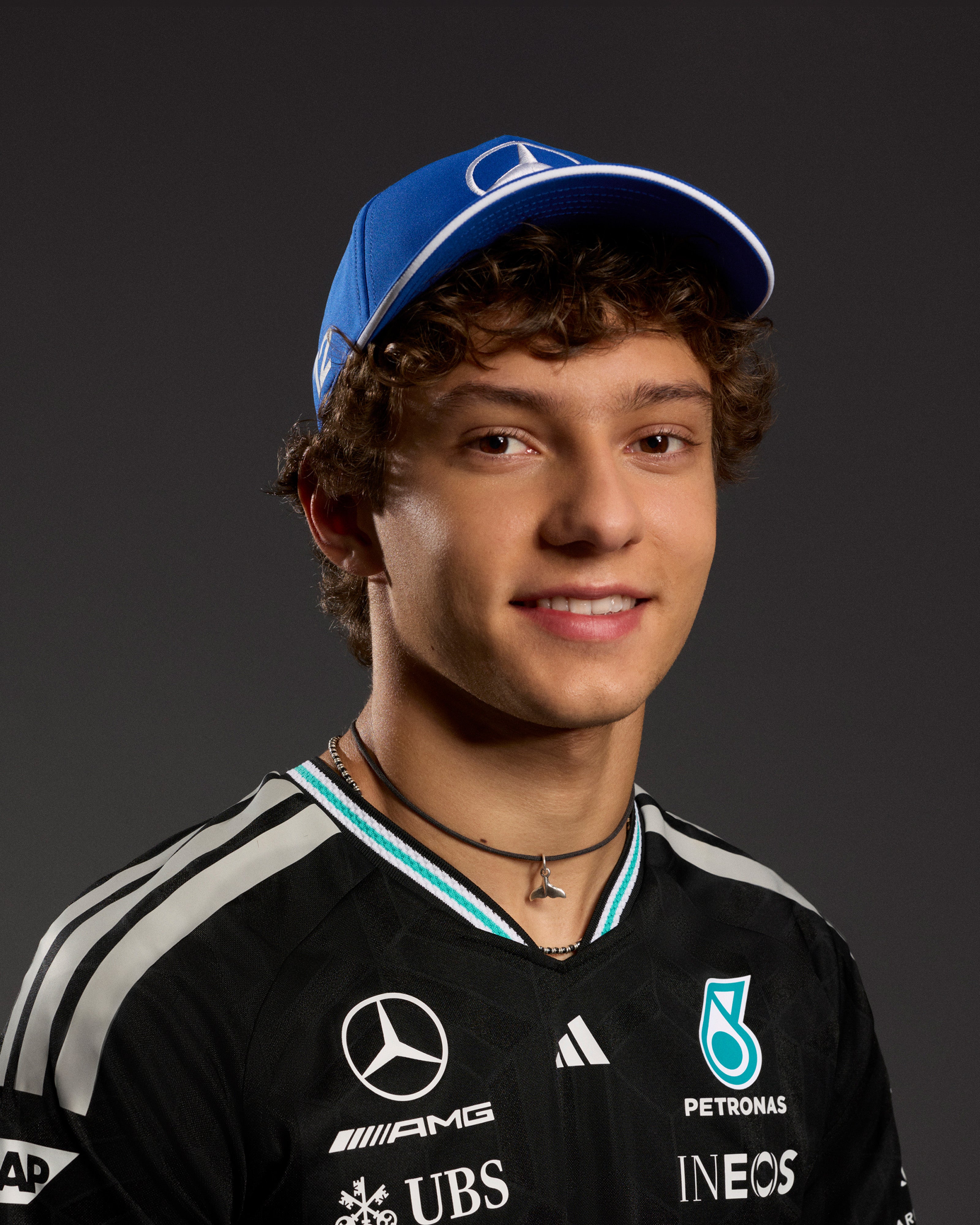 Mercedes-AMG PETRONAS F1 Team Kimi Antonelli #12 Cap - Blue (2026