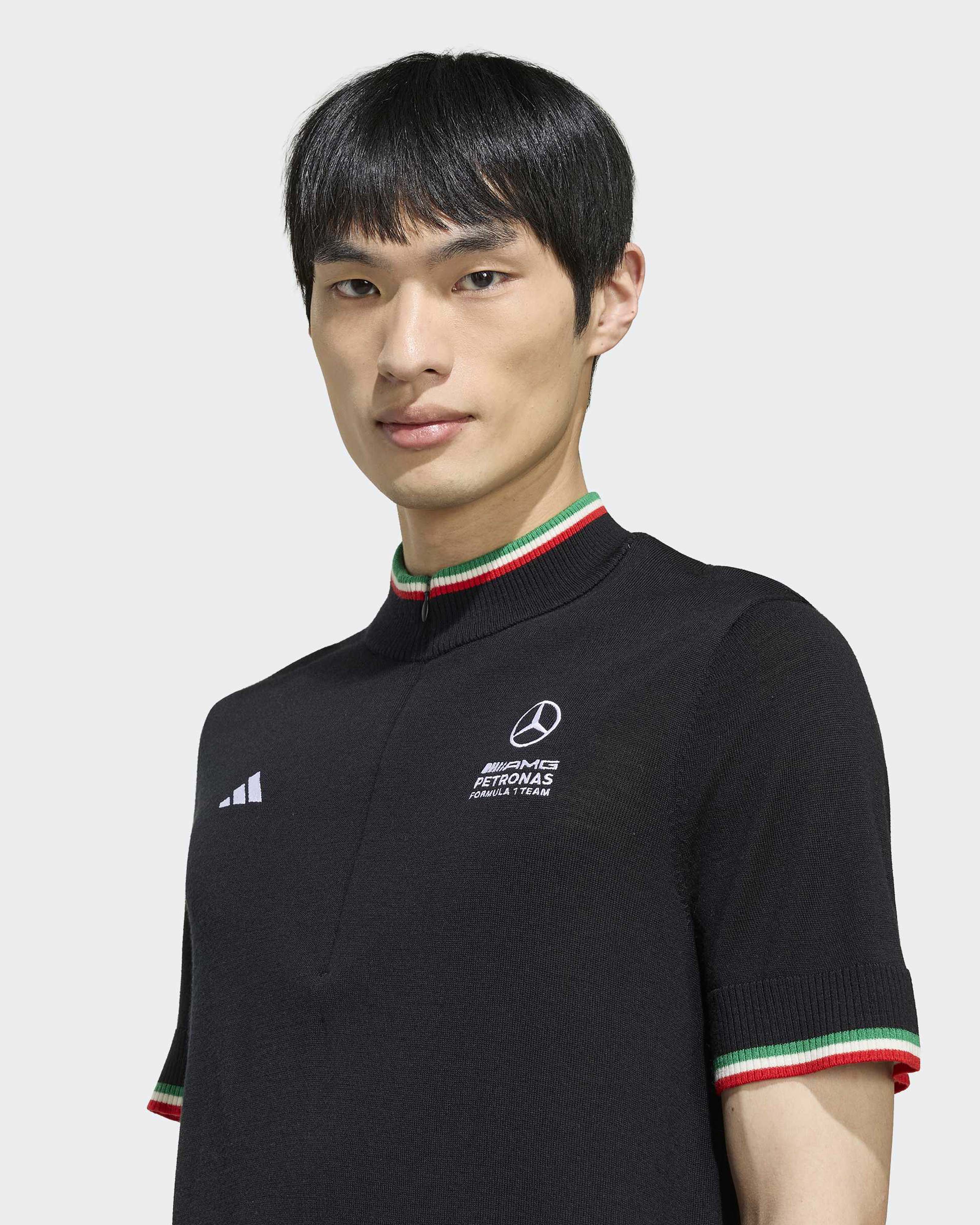 Mens Giro Di Mercedes Merino Top Team Black