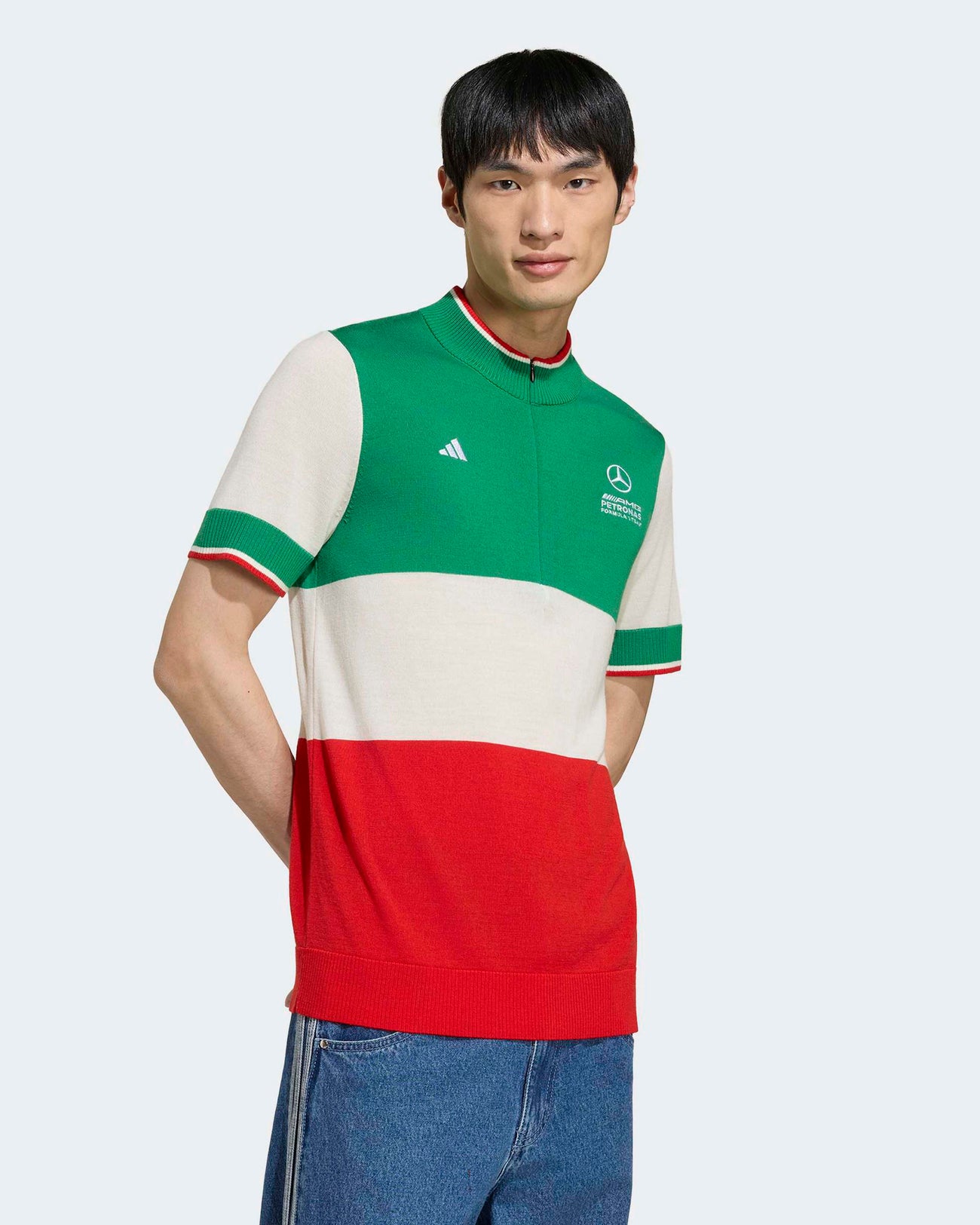 This model is 6'2'' and wears size M