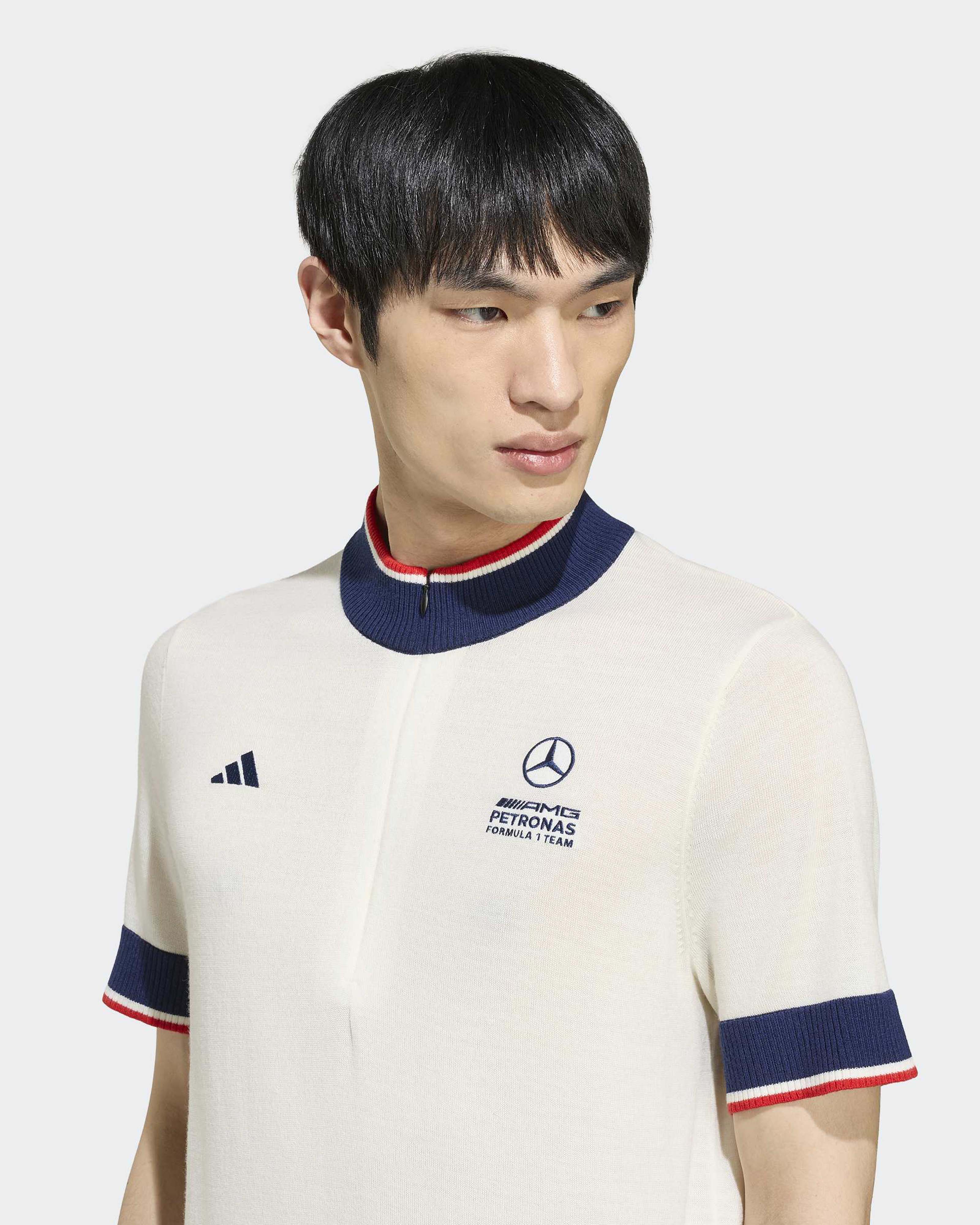 Mens Giro Di Mercedes Merino Top Great Britain White