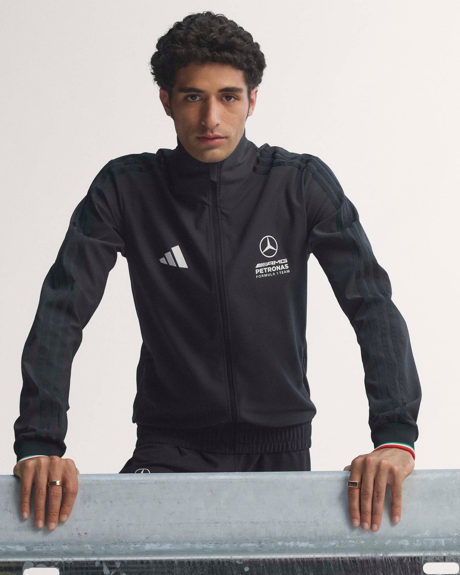 Mens Giro Di Mercedes Track Top Black