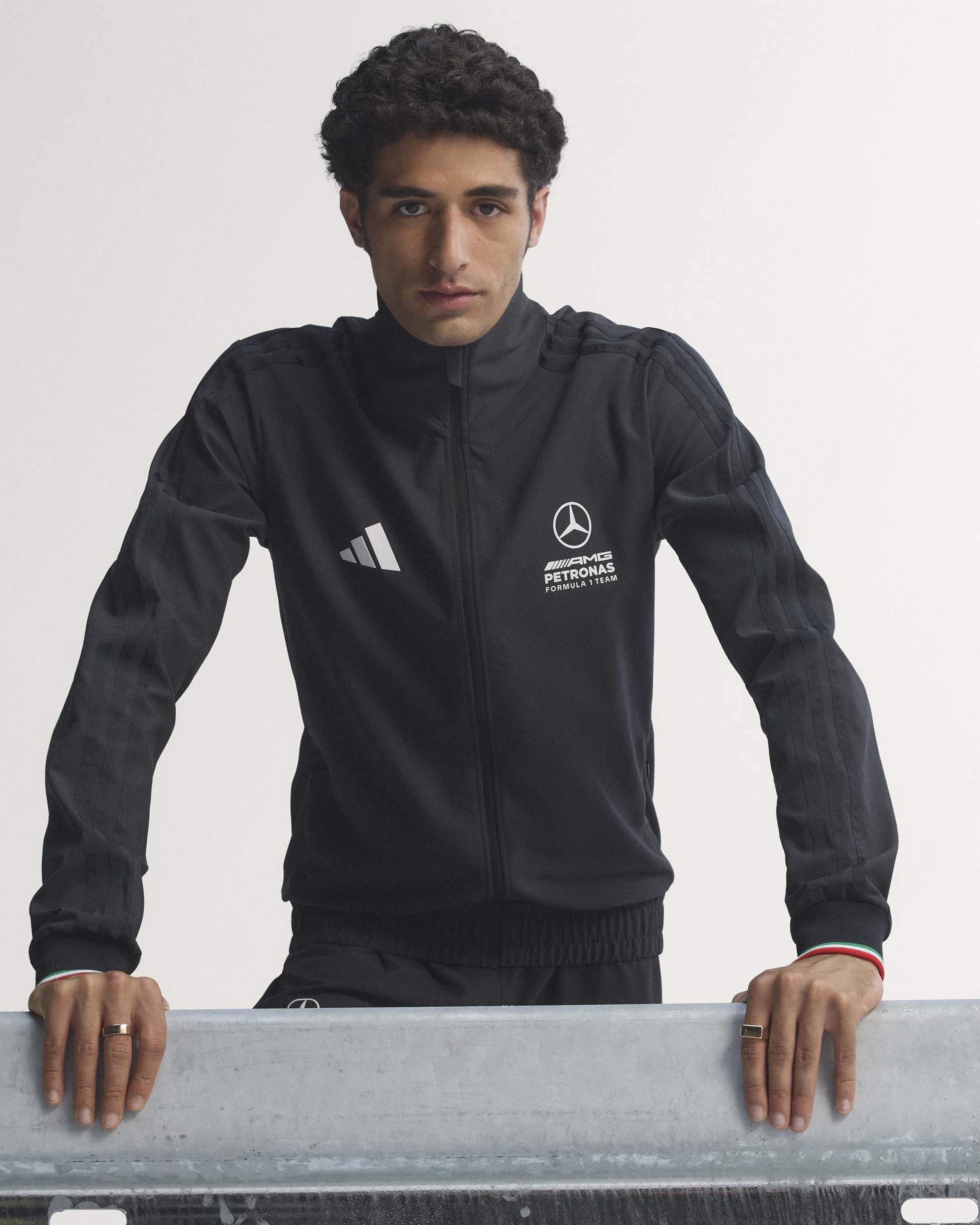 Mens Giro Di Mercedes Track Top Black
