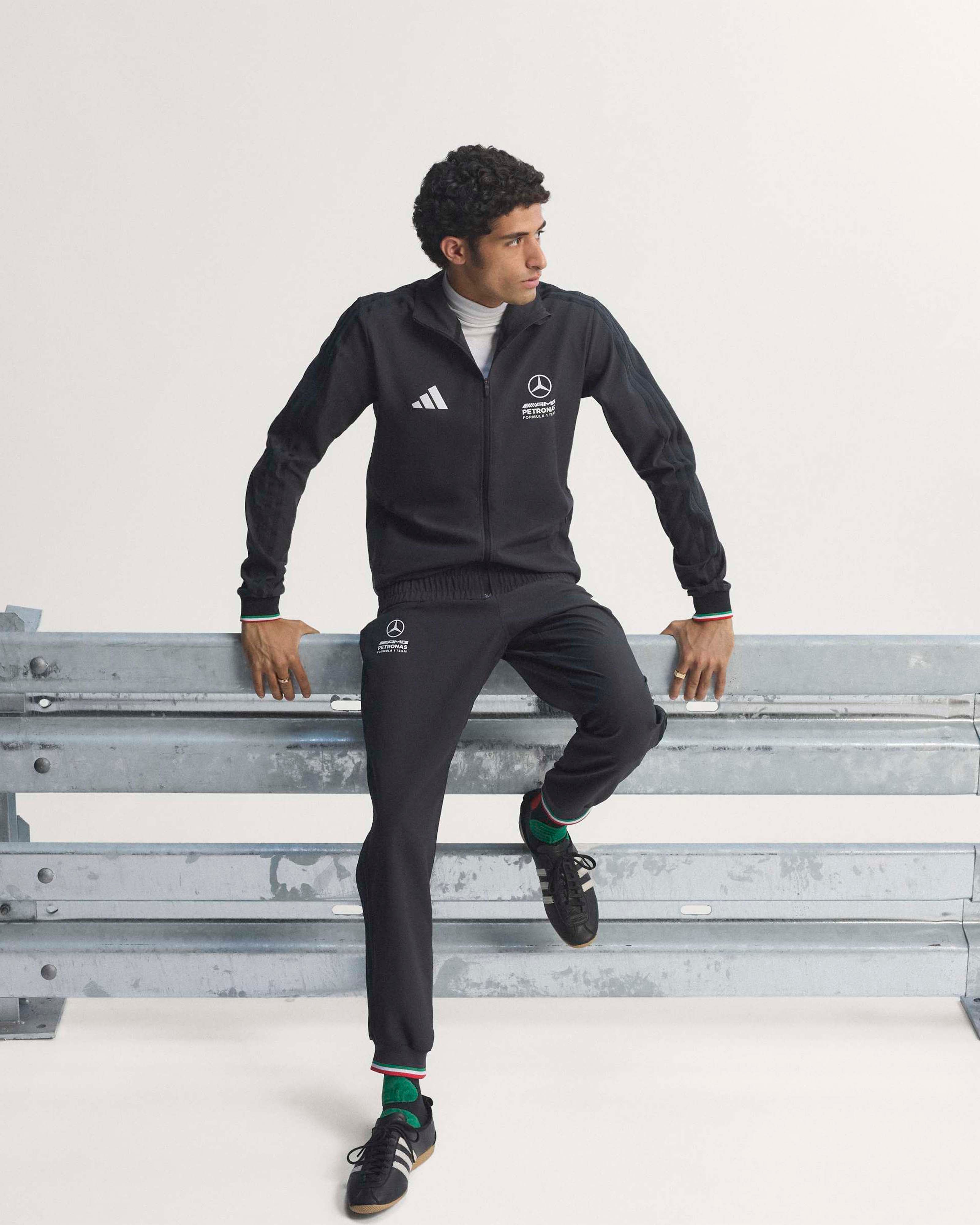 Mens Giro Di Mercedes Track Top Black