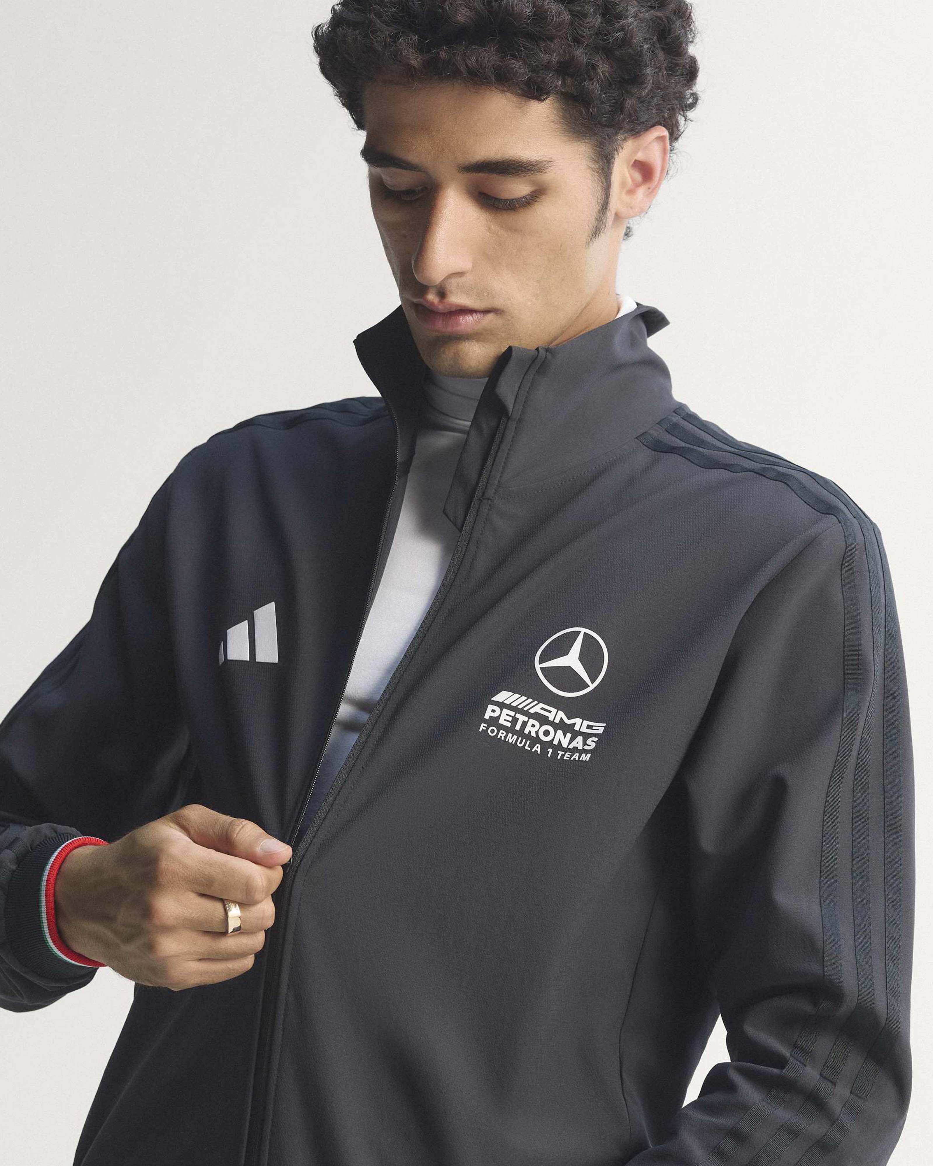 Mens Giro Di Mercedes Track Top Black