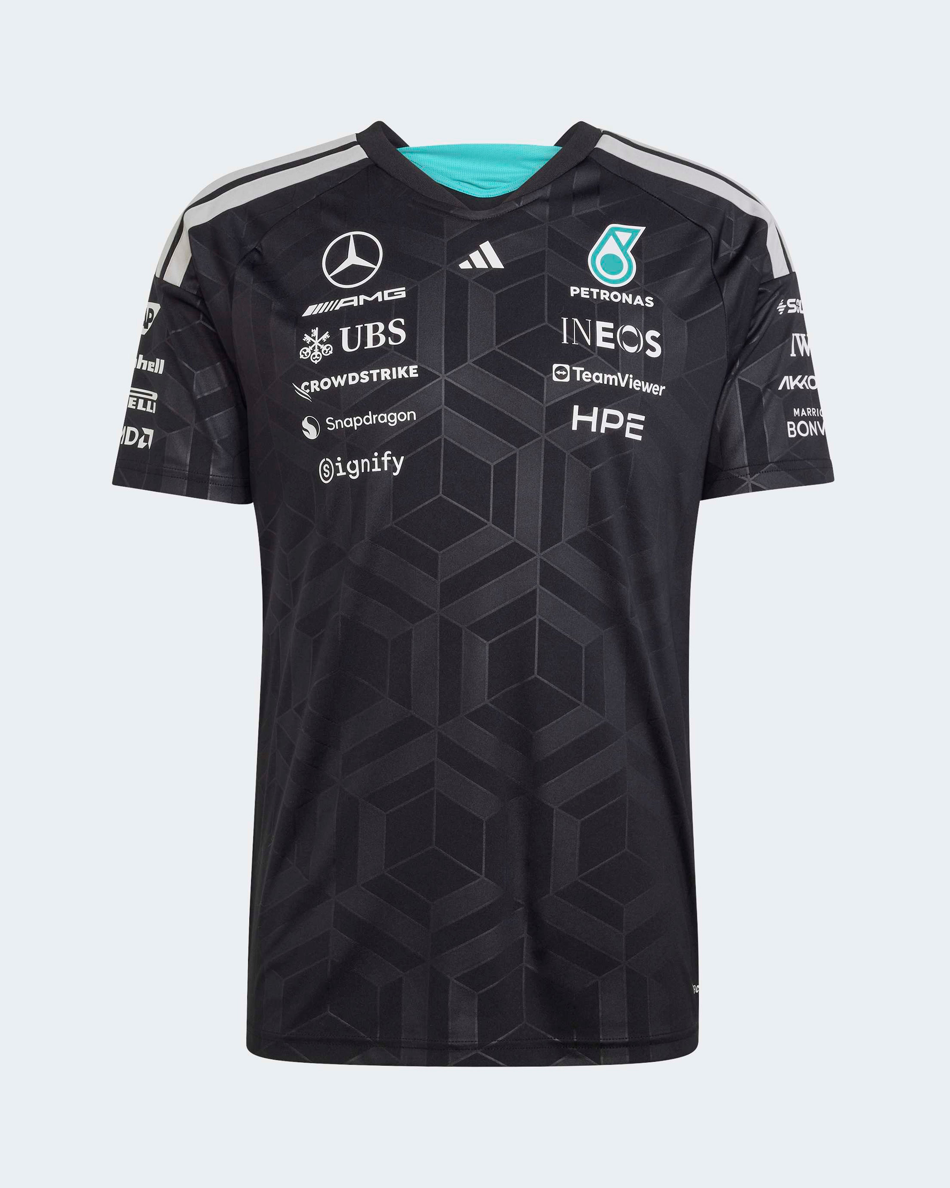 2026 AMG ペトロナス F1 チーム 半袖 T シャツ size S Men's 2026 Team Driver T-shirt - Black | Mercedes-AMG PETRONAS F1