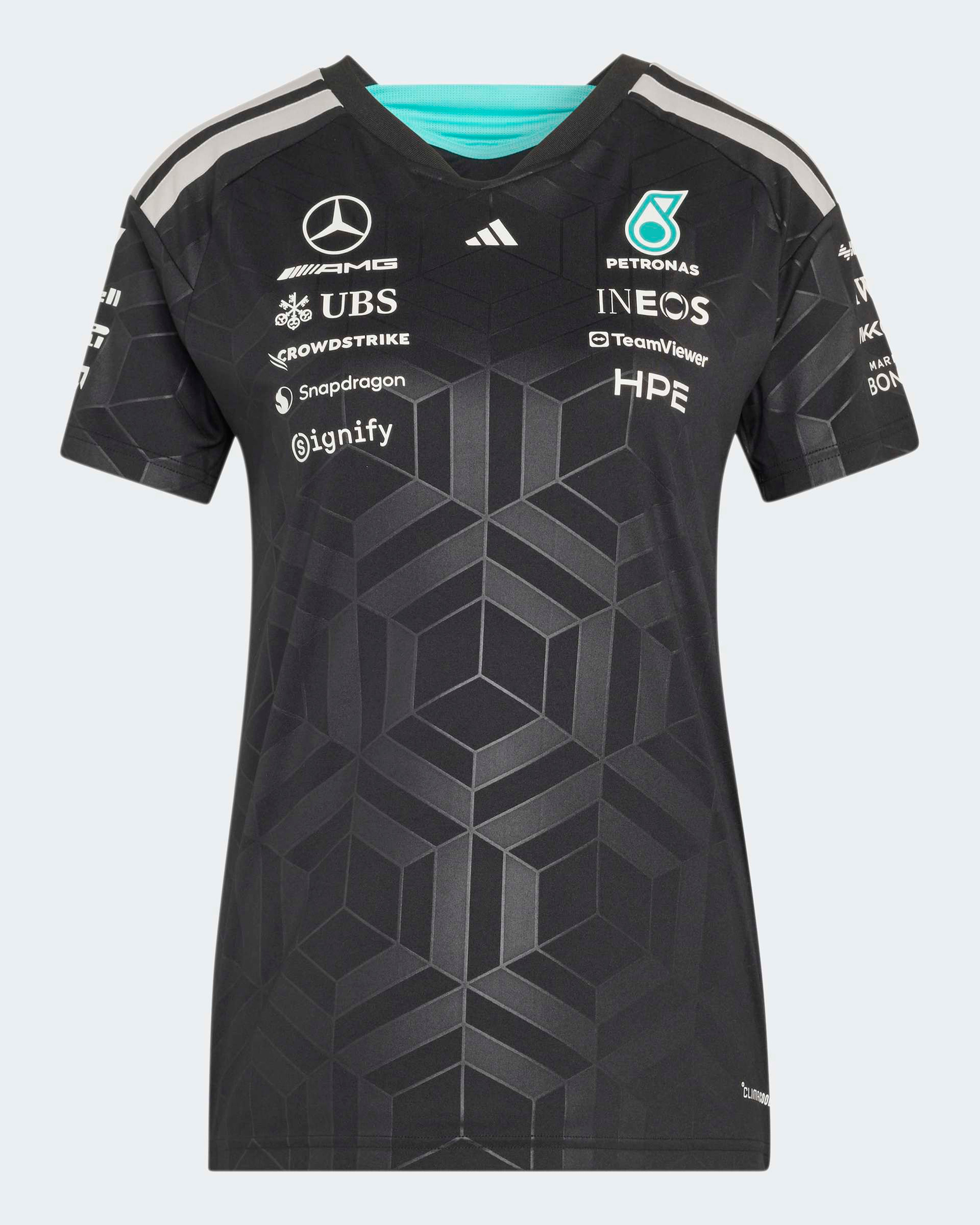 2026 AMG ペトロナス F1 チーム 半袖 T シャツ size L Mercedes-AMG PETRONAS F1 Women's 2026 Team Driver Tee - Black
