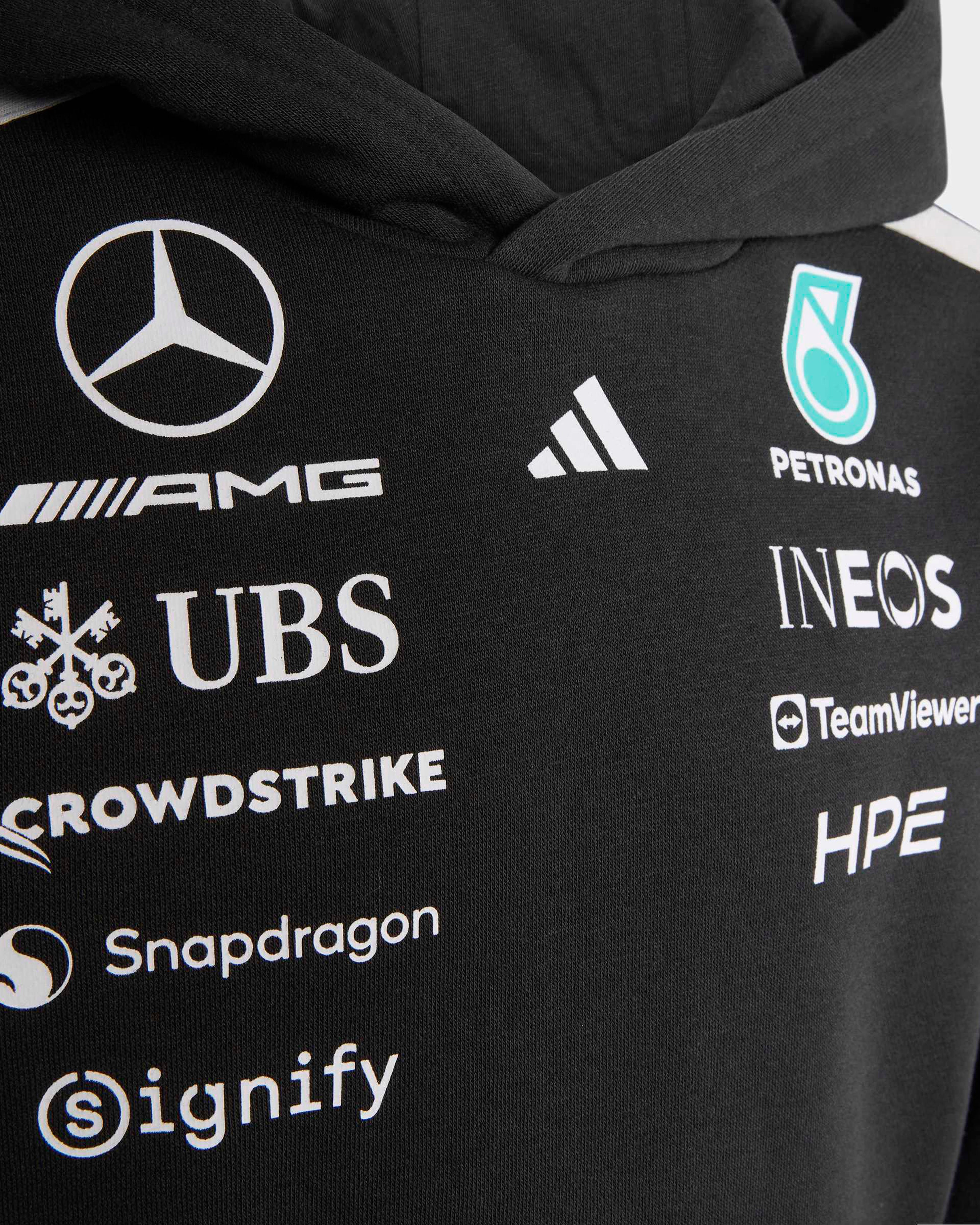 Kids 2026 Team Hoody - Black | Mercedes-AMG PETRONAS F1 Team