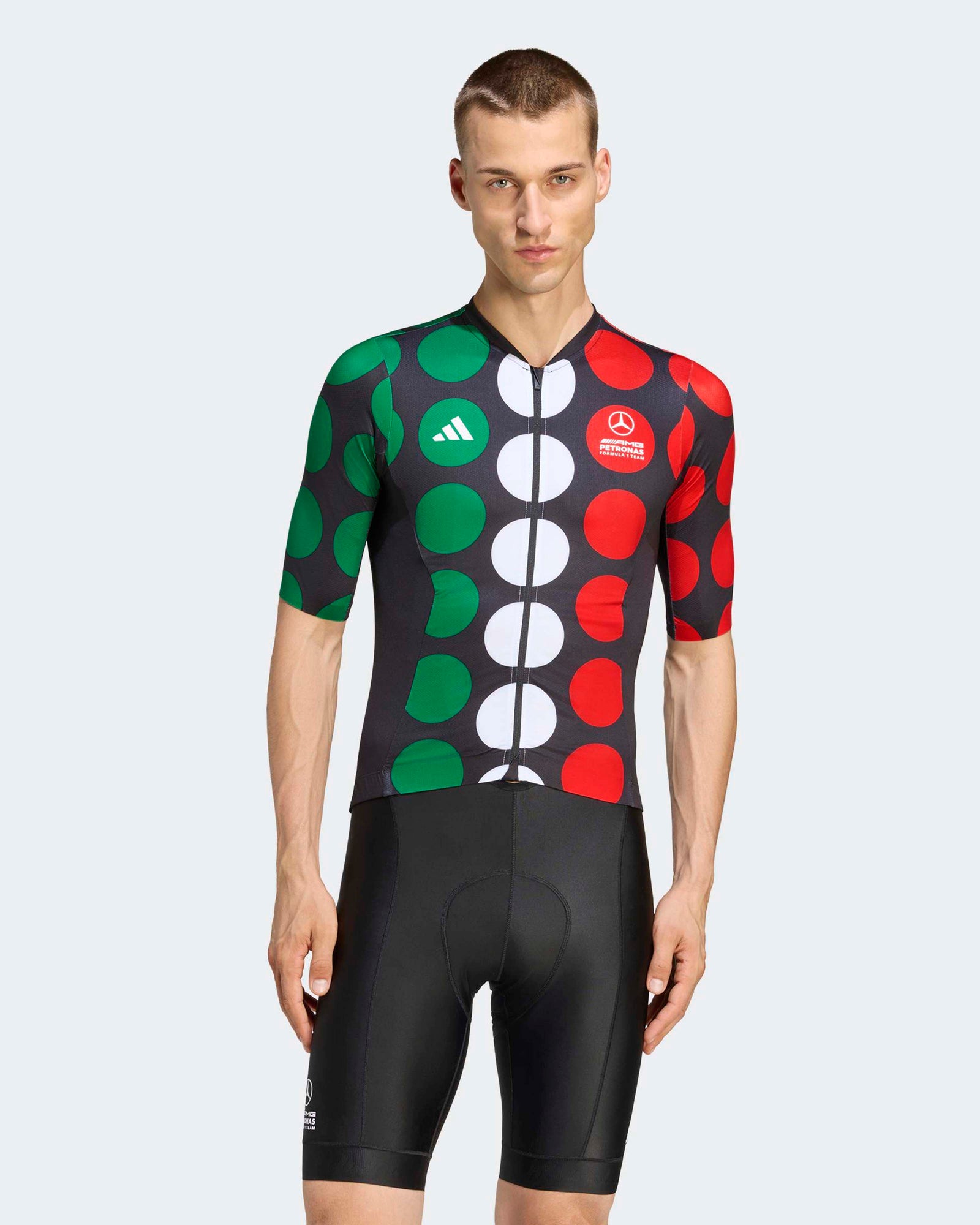 Mens Giro Di Mercedes Cycling Jersey Black