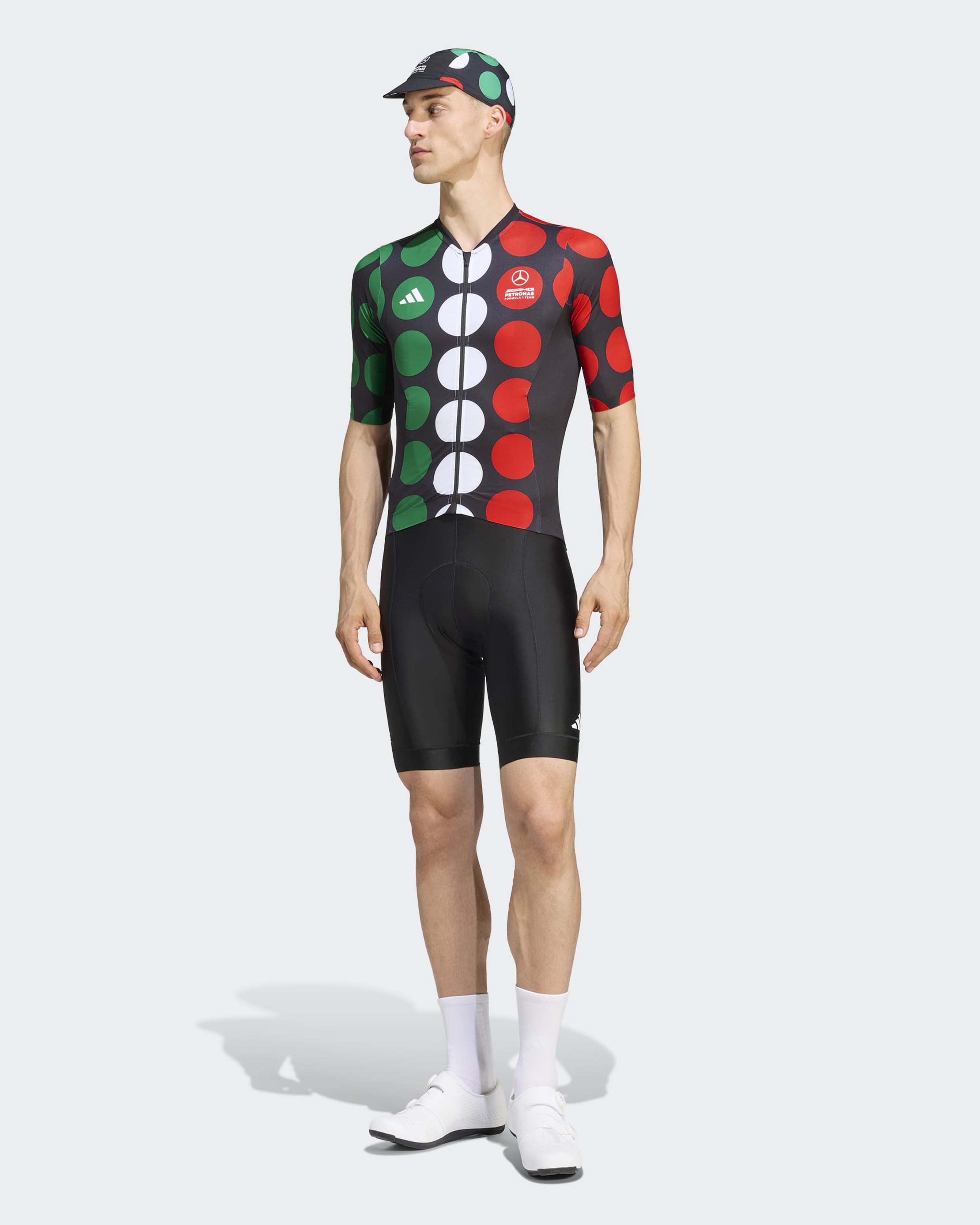 Mens Giro Di Mercedes Cycling Jersey Black