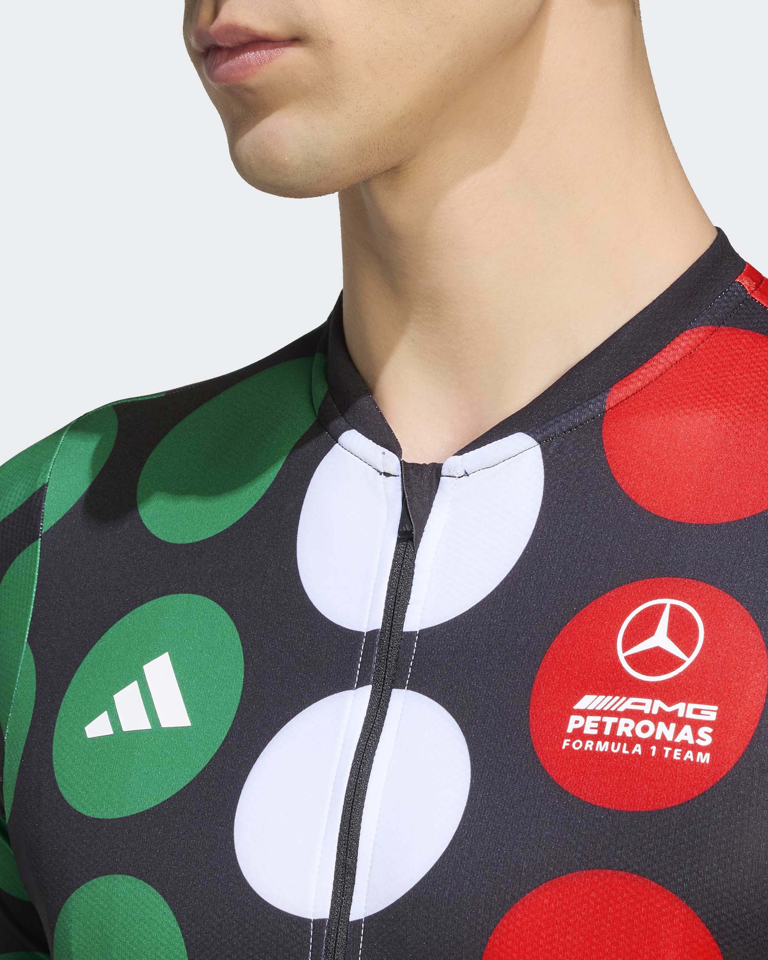 Mens Giro Di Mercedes Cycling Jersey Black