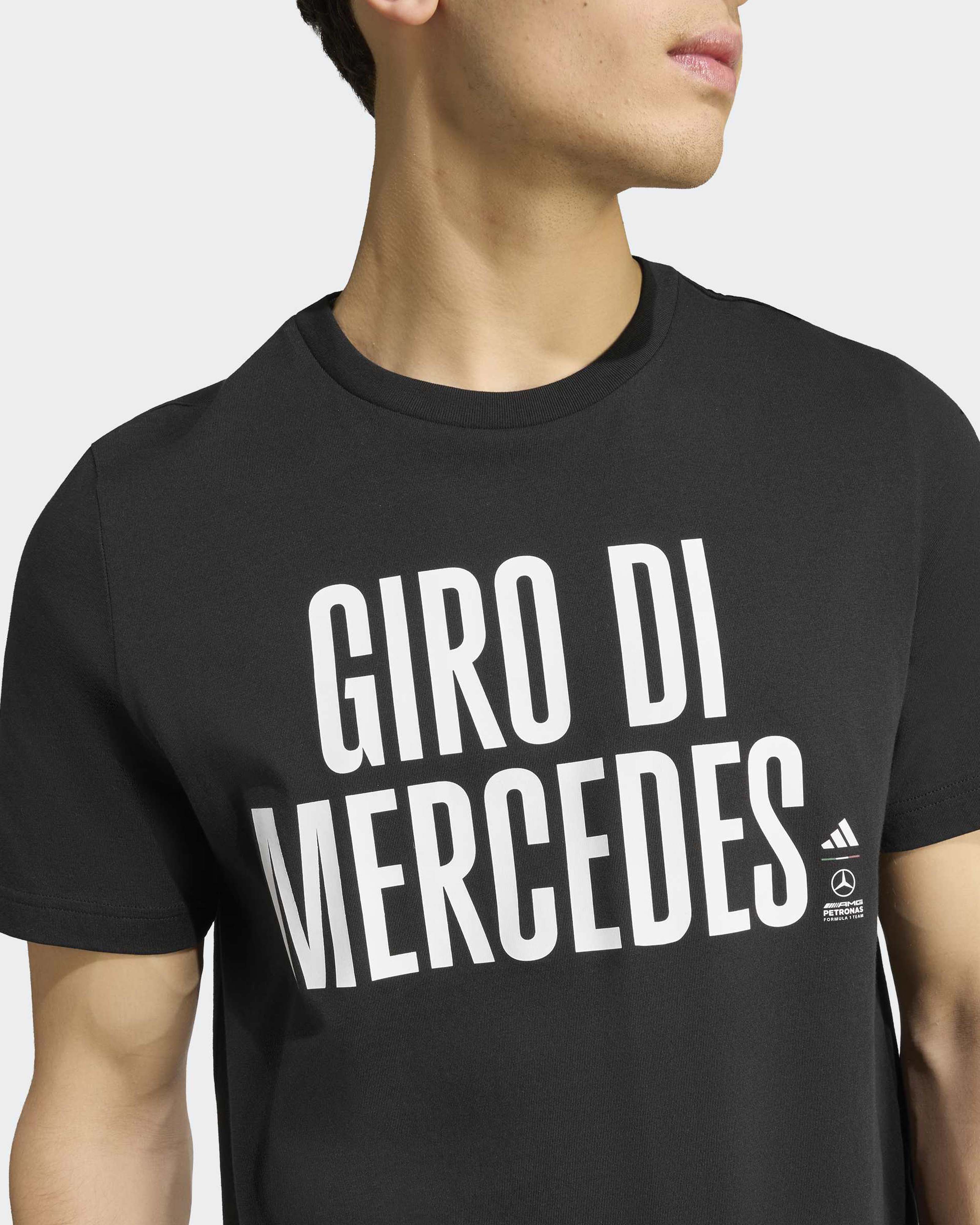 Mens Giro Di Mercedes Graphic T-shirt Black