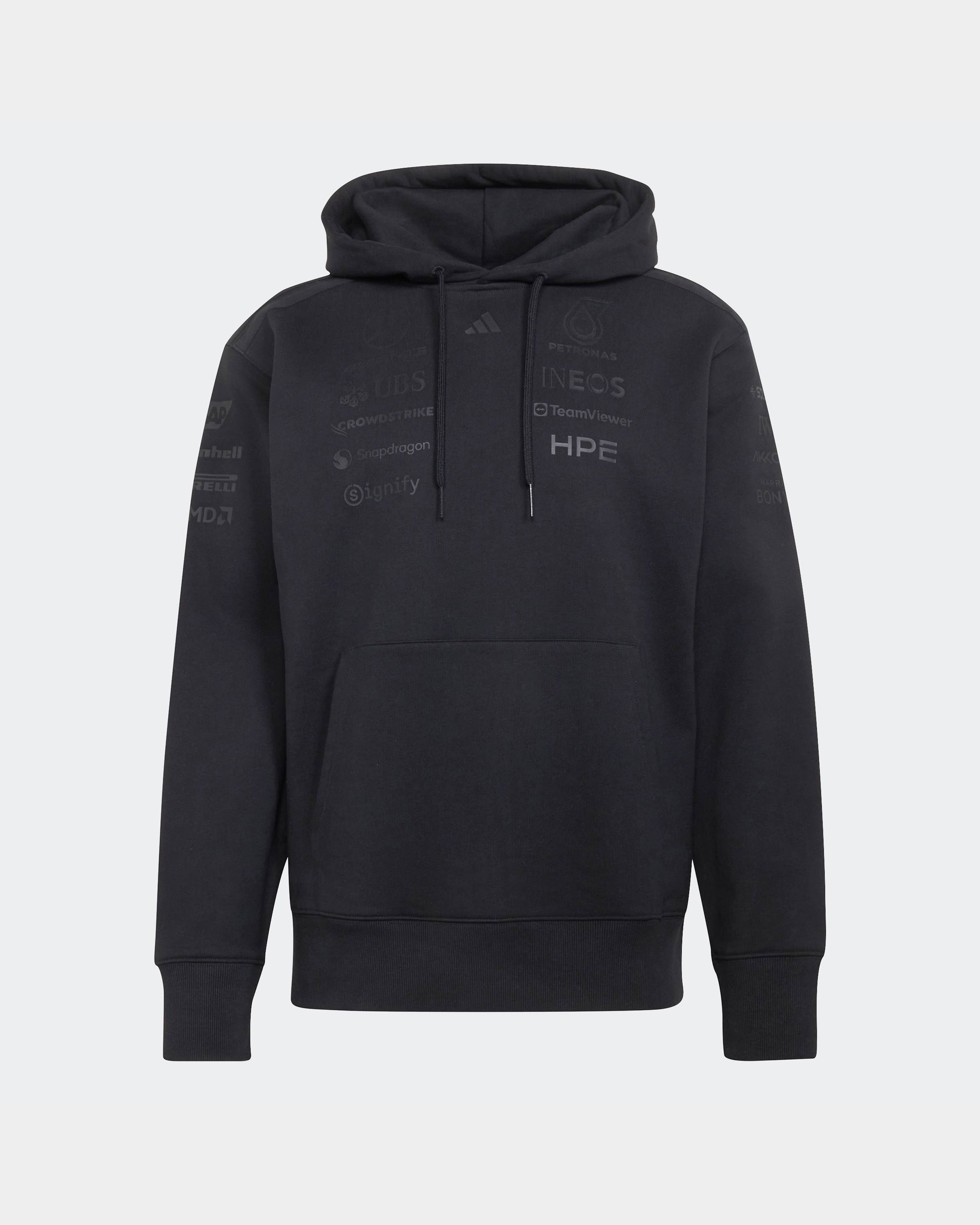 2026 Men's Lights Out Hoody - Black | Mercedes-AMG PETRONAS F1
