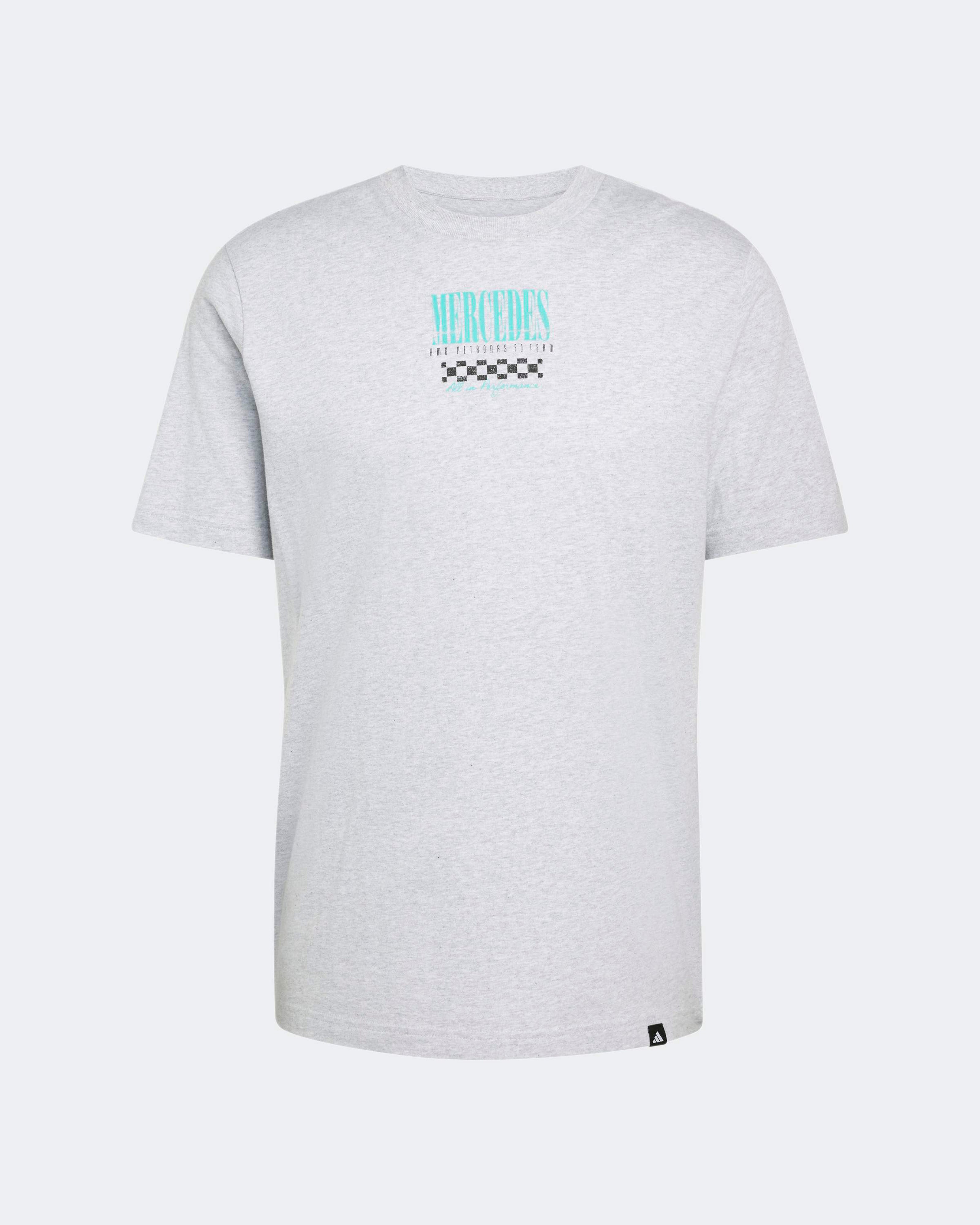 Mens Graphic Race T-shirt Grey