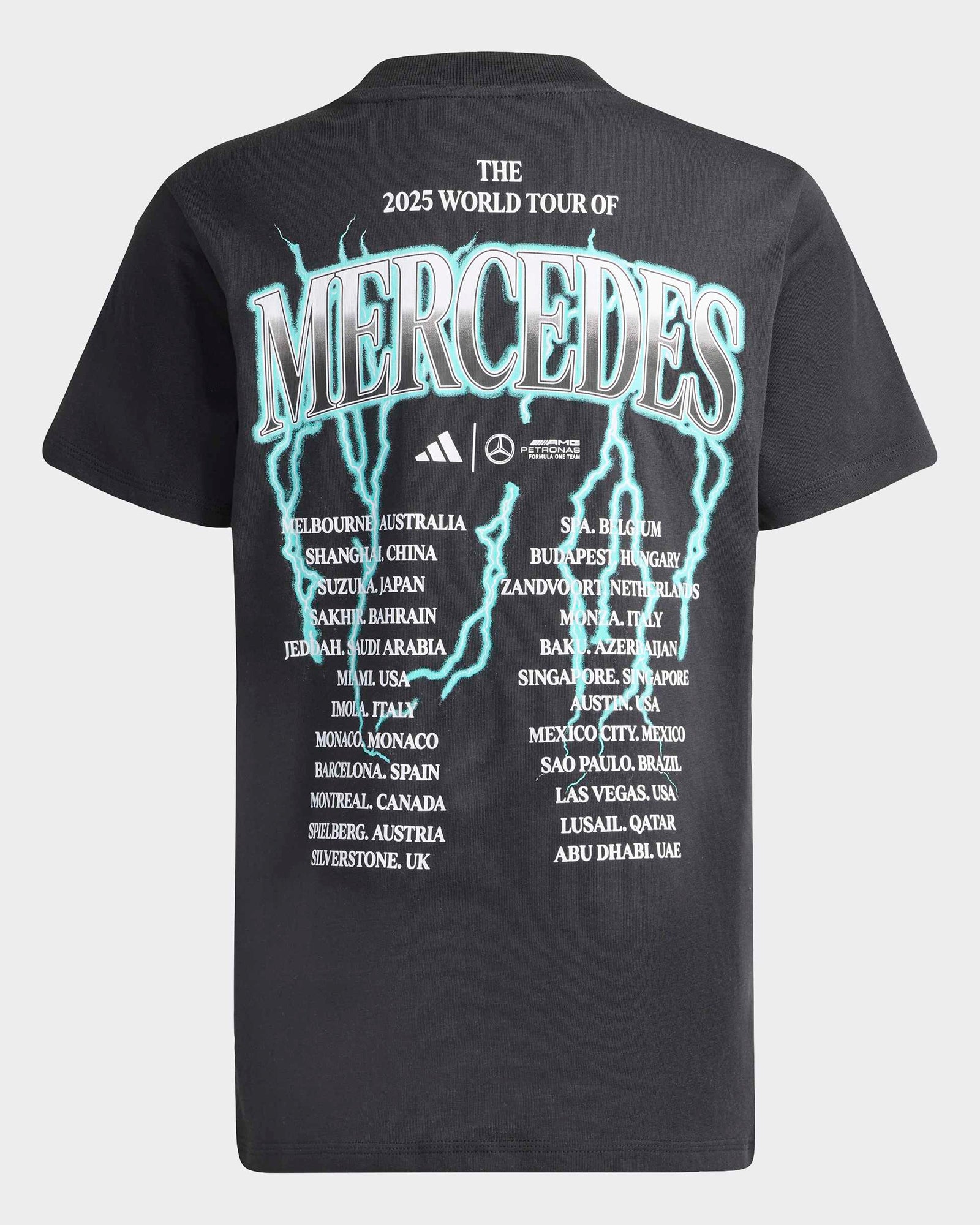 Mens World Tour Graphic T-shirt Black