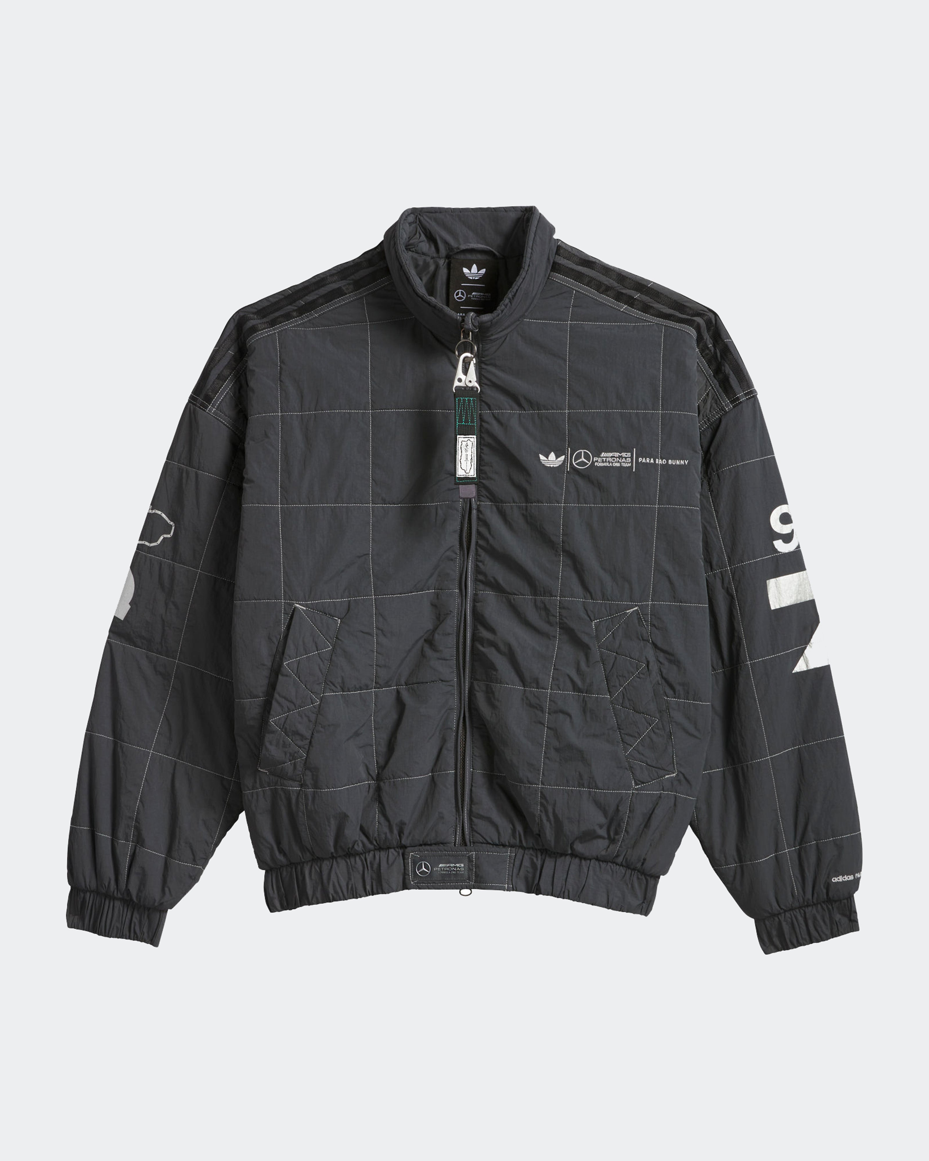 adidas para Bad Bunny x Mercedes-AMG F1 Racing Jacket Grey