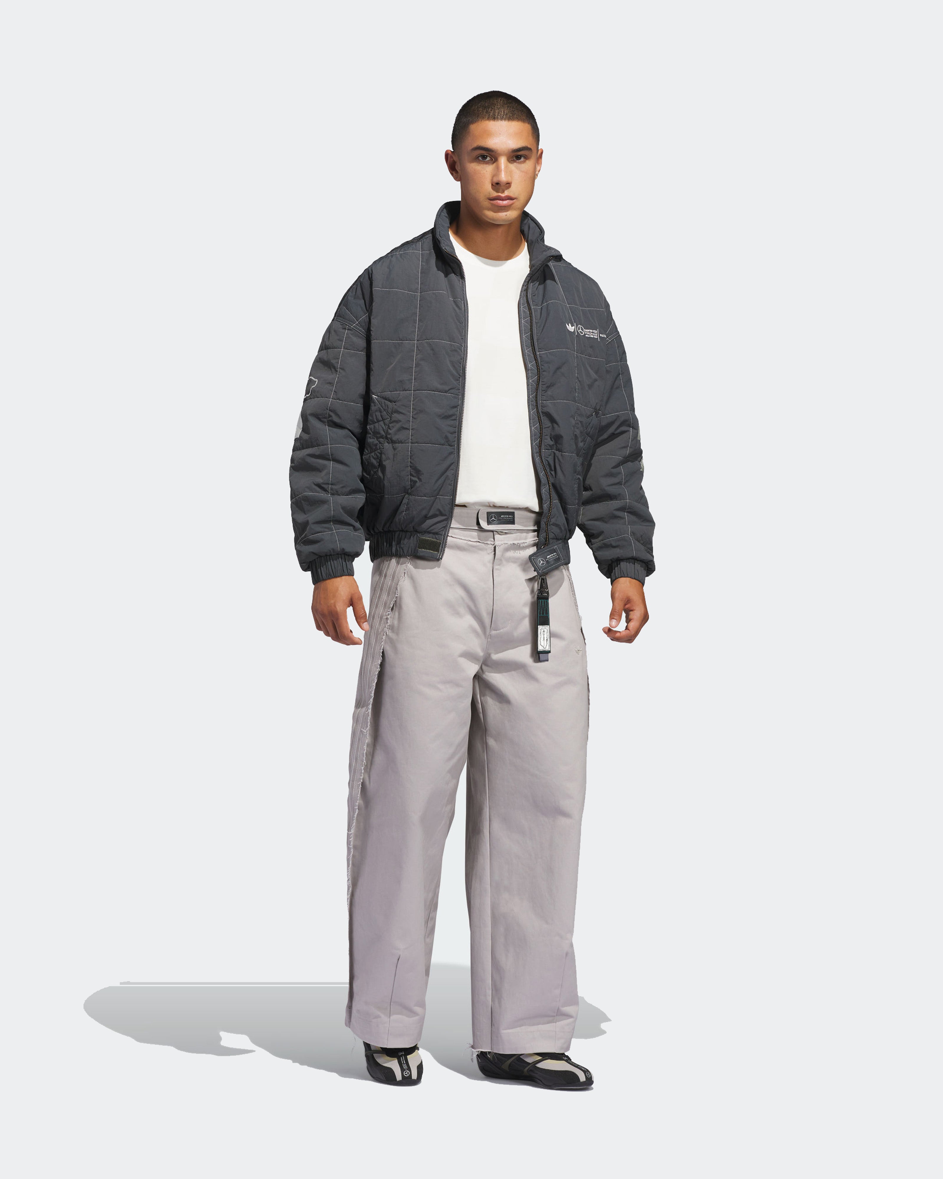 adidas para Bad Bunny x Mercedes-AMG F1 Racing Jacket Grey