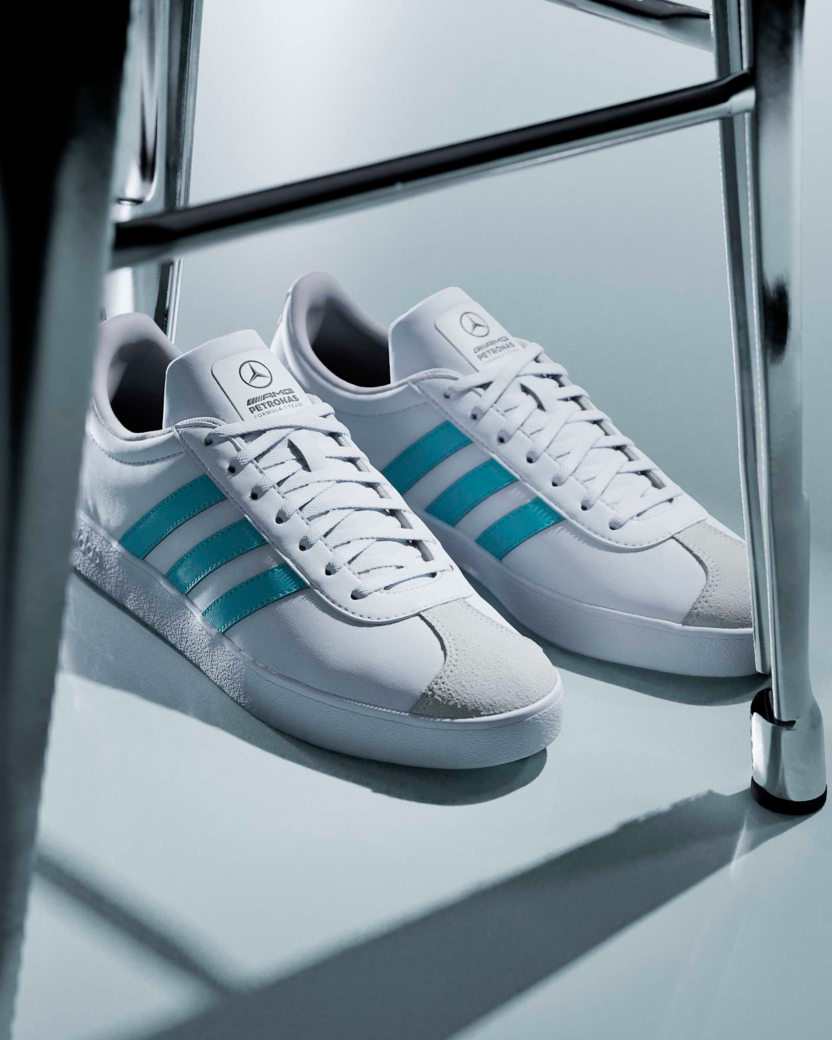 2026 adidas VL Court Shoes White | Official Mercedes-AMG PETRONAS F1 Team  Store