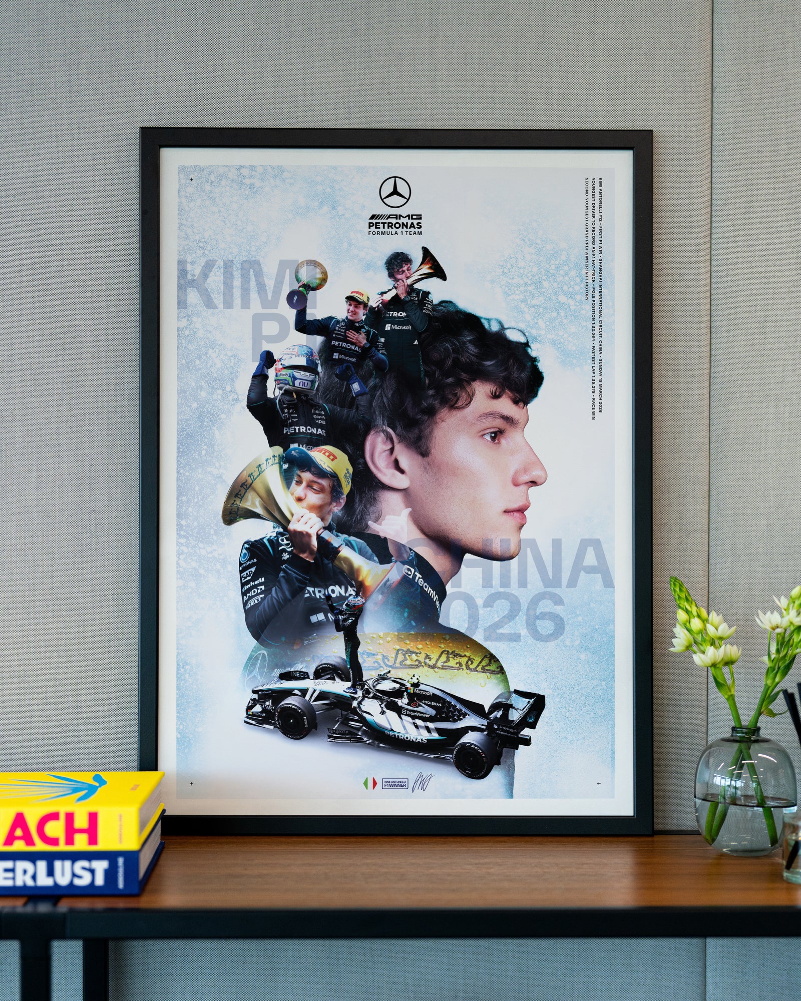 Kimi Antonelli Chinese Grand Prix Poster