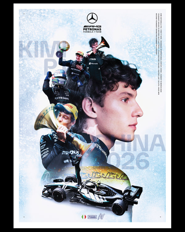Kimi Antonelli Chinese Grand Prix Poster