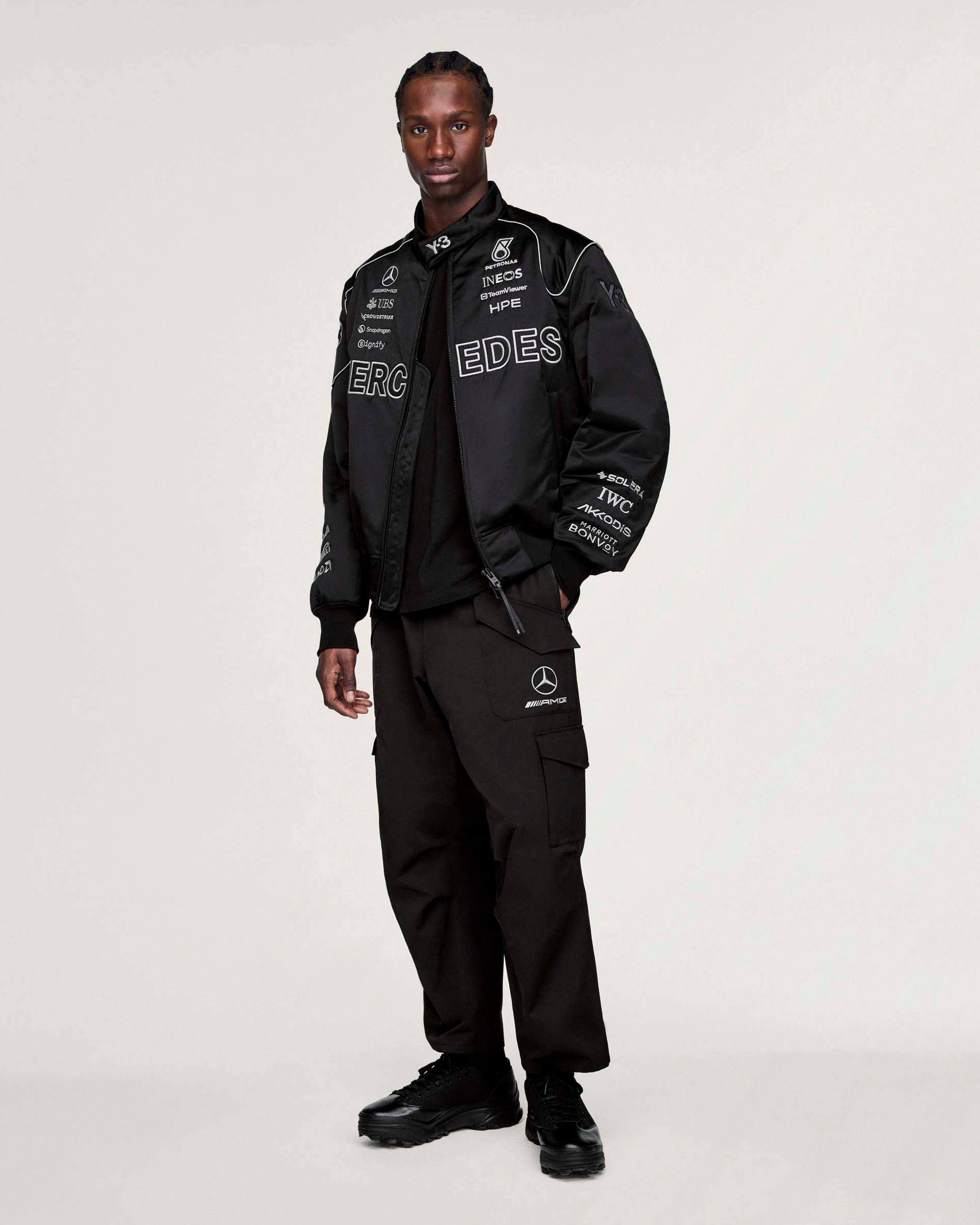 Mercedes-AMG PETRONAS F1 Team Y-3 Jacket - Black | Official 2026