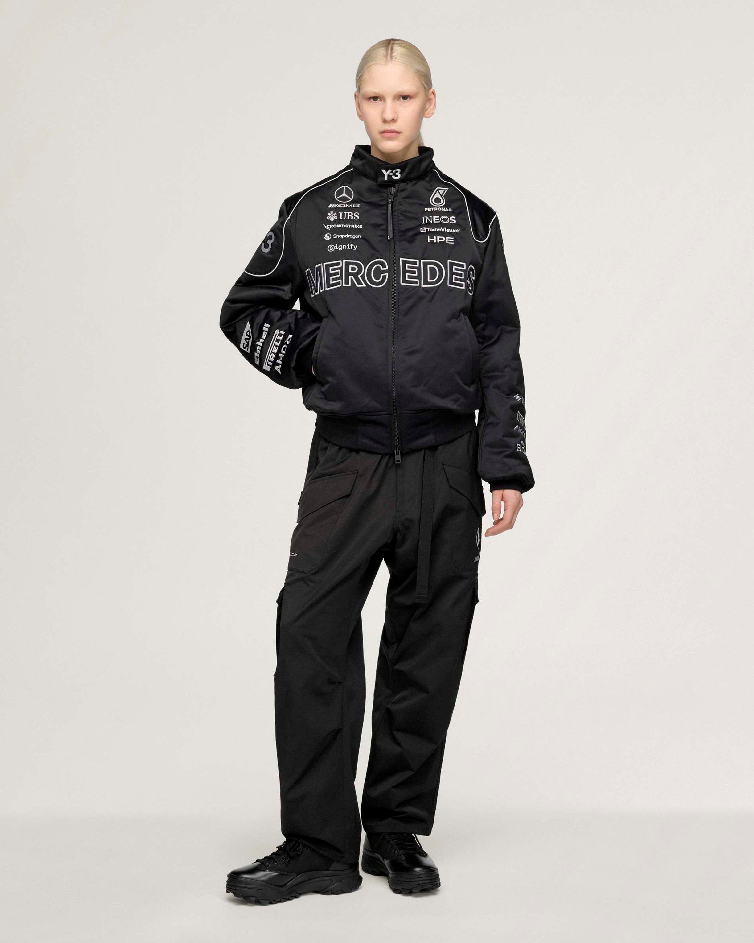 Mercedes-AMG PETRONAS F1 Team Y-3 Jacket - Black | Official 2026