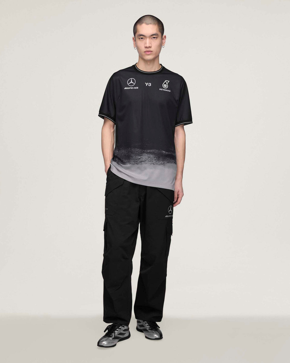 Mercedes-AMG PETRONAS F1 Team x Y-3 Short-Sleeve Mechanics Tee 