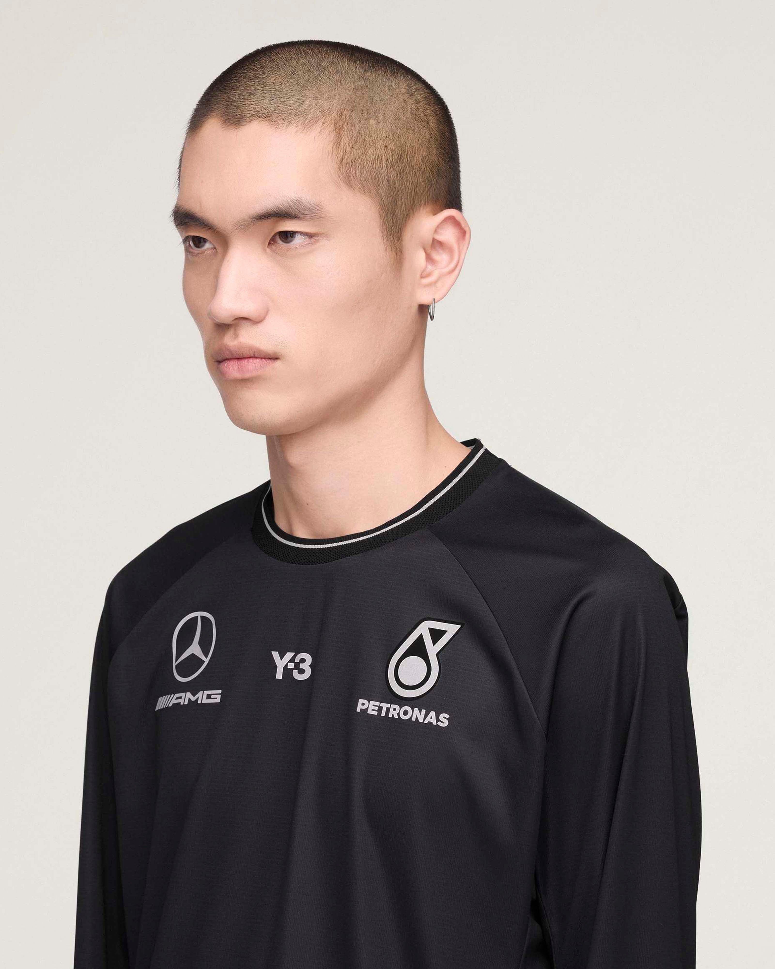 Y-3 Long-Sleeve Mechanics Tee Black