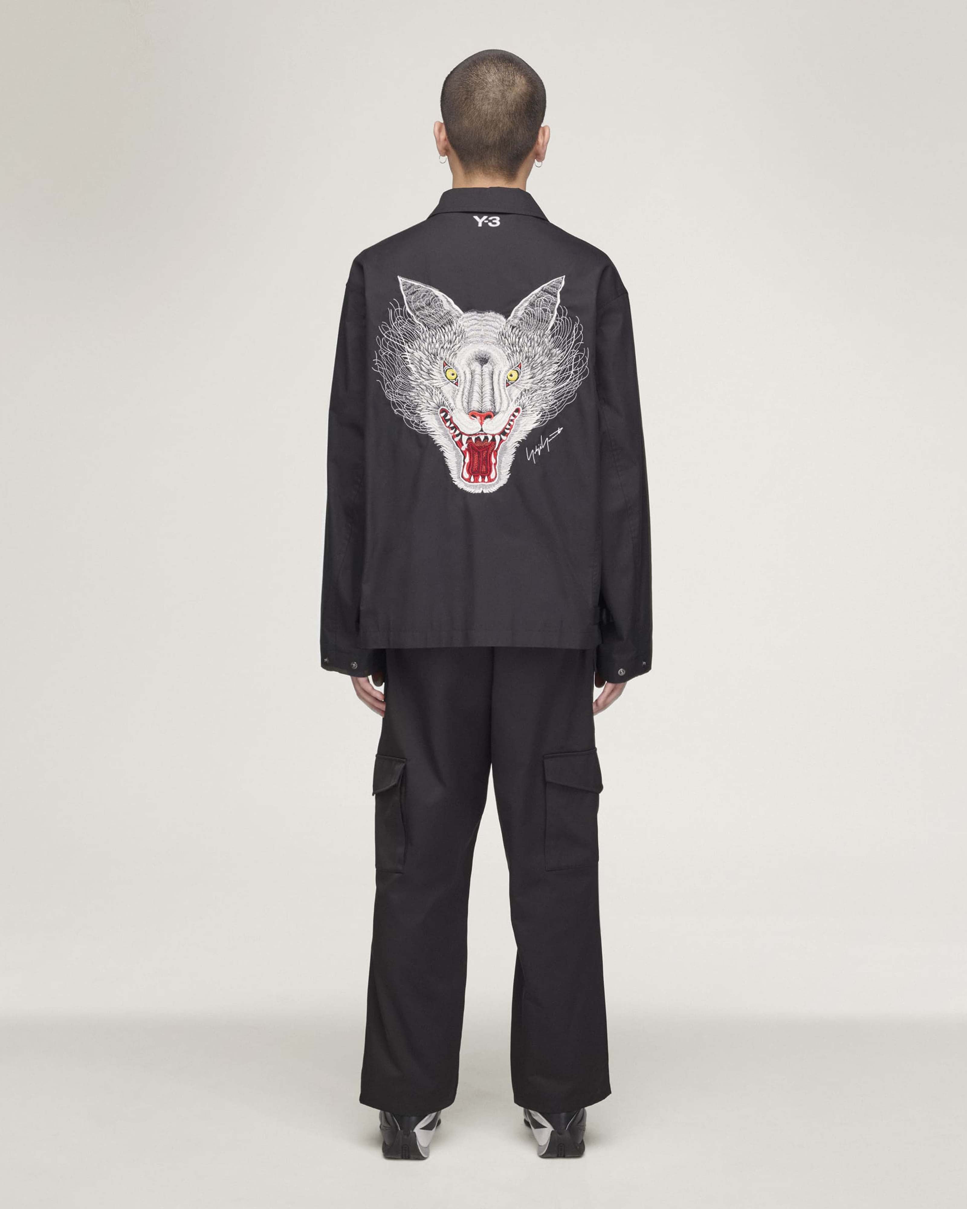 Y-3 Wolf Jacket Black