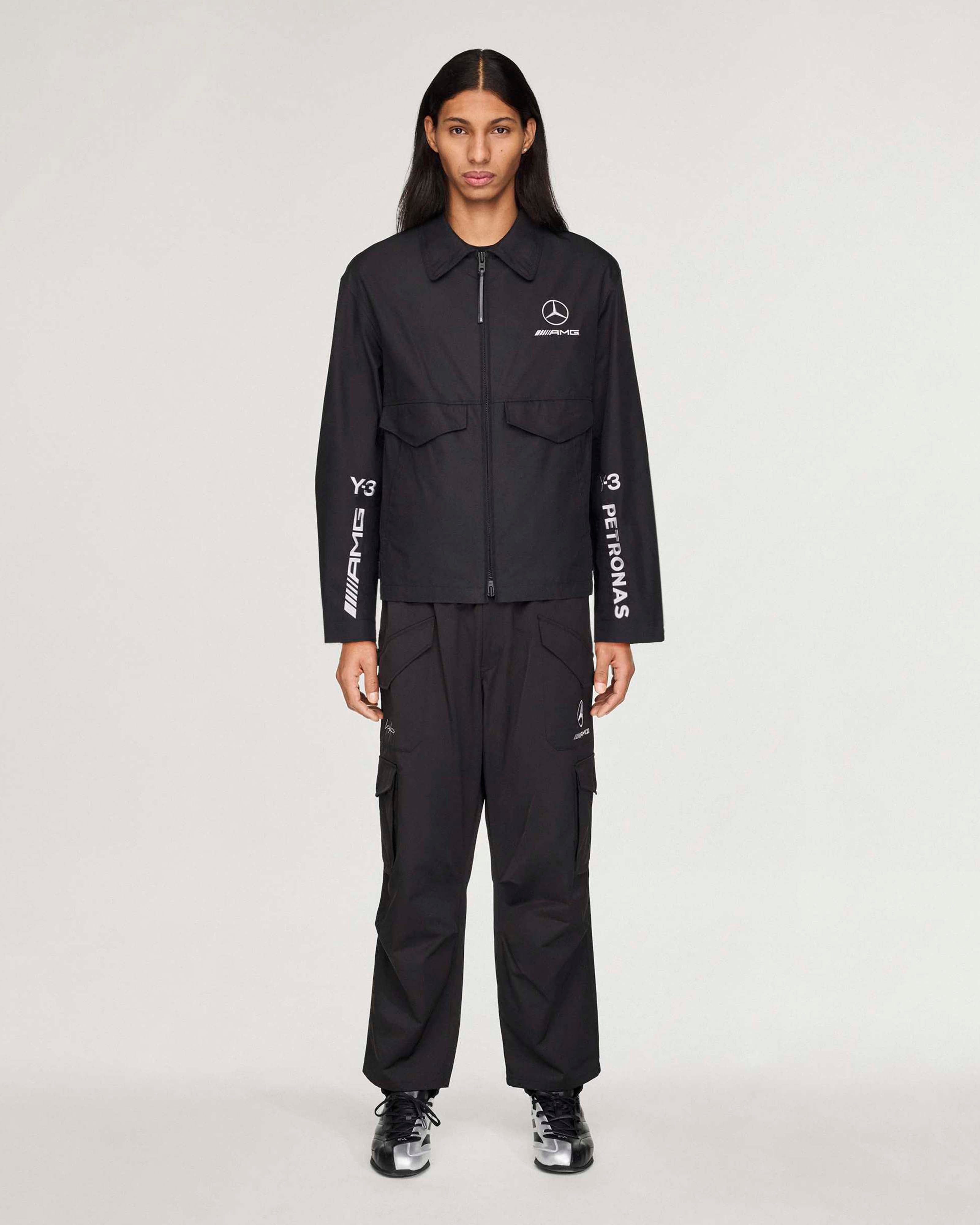 Y-3 Cargo Trousers Black