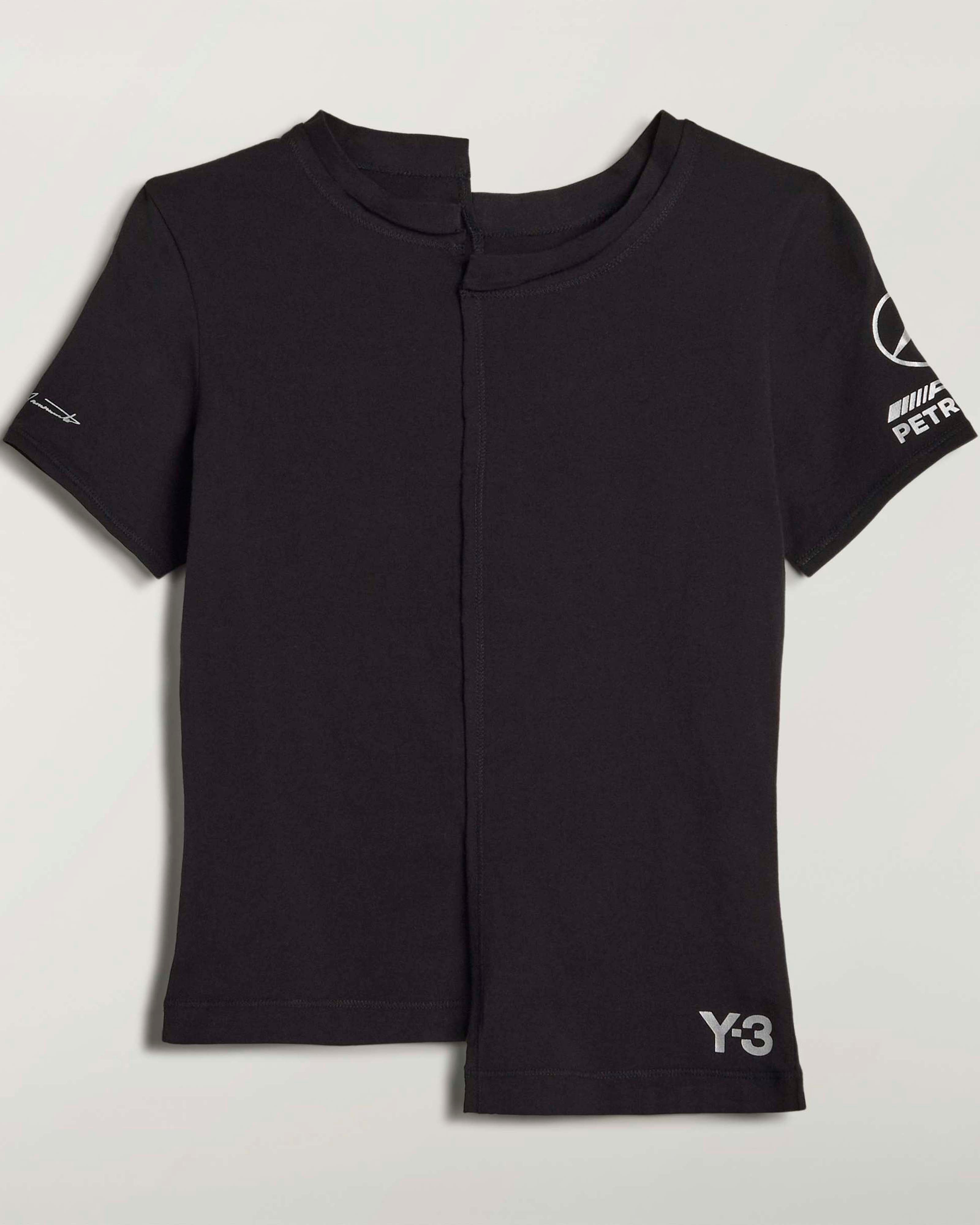 Womens Y-3 Fitted T-shirt Black