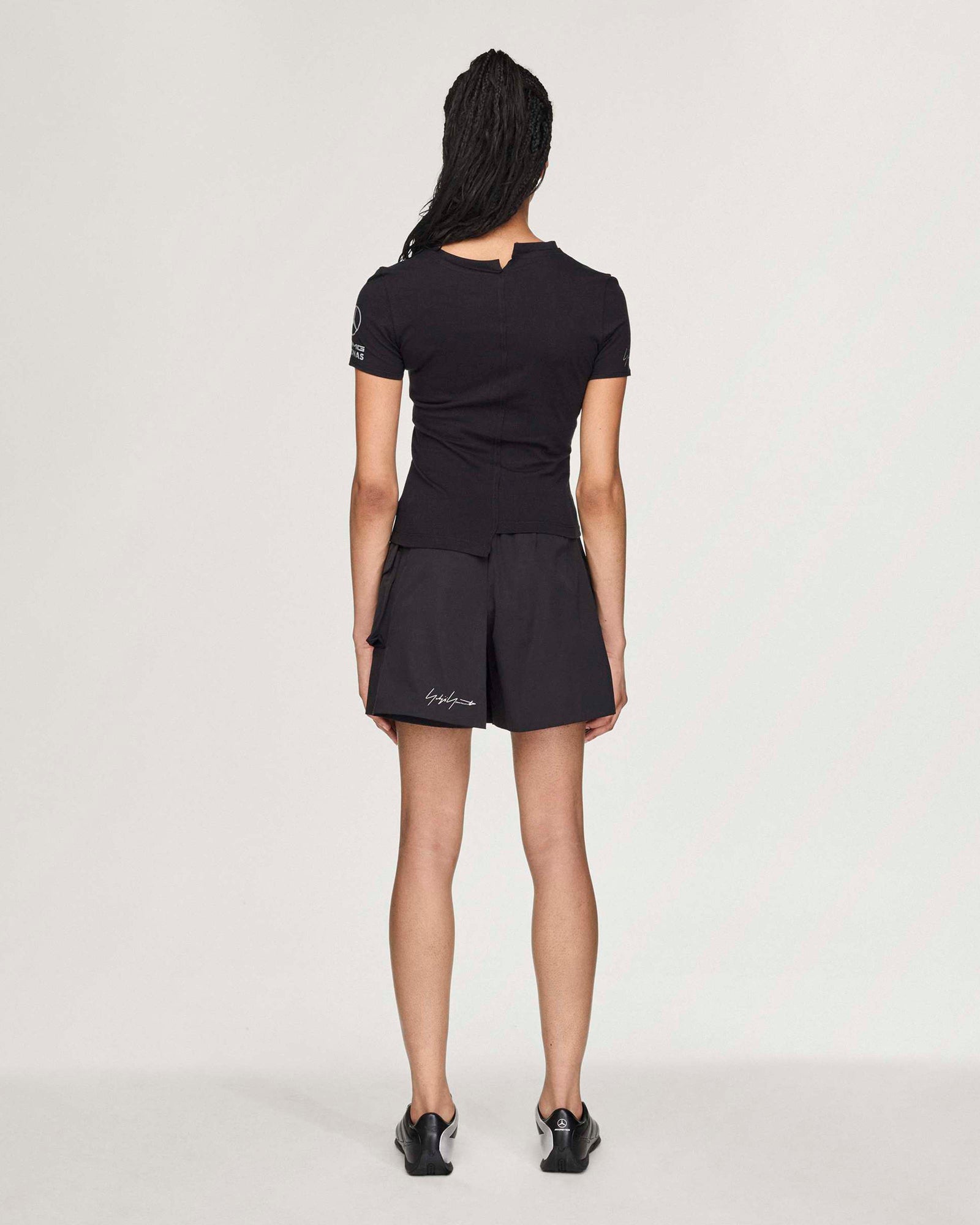 Womens Y-3 Fitted T-shirt Black