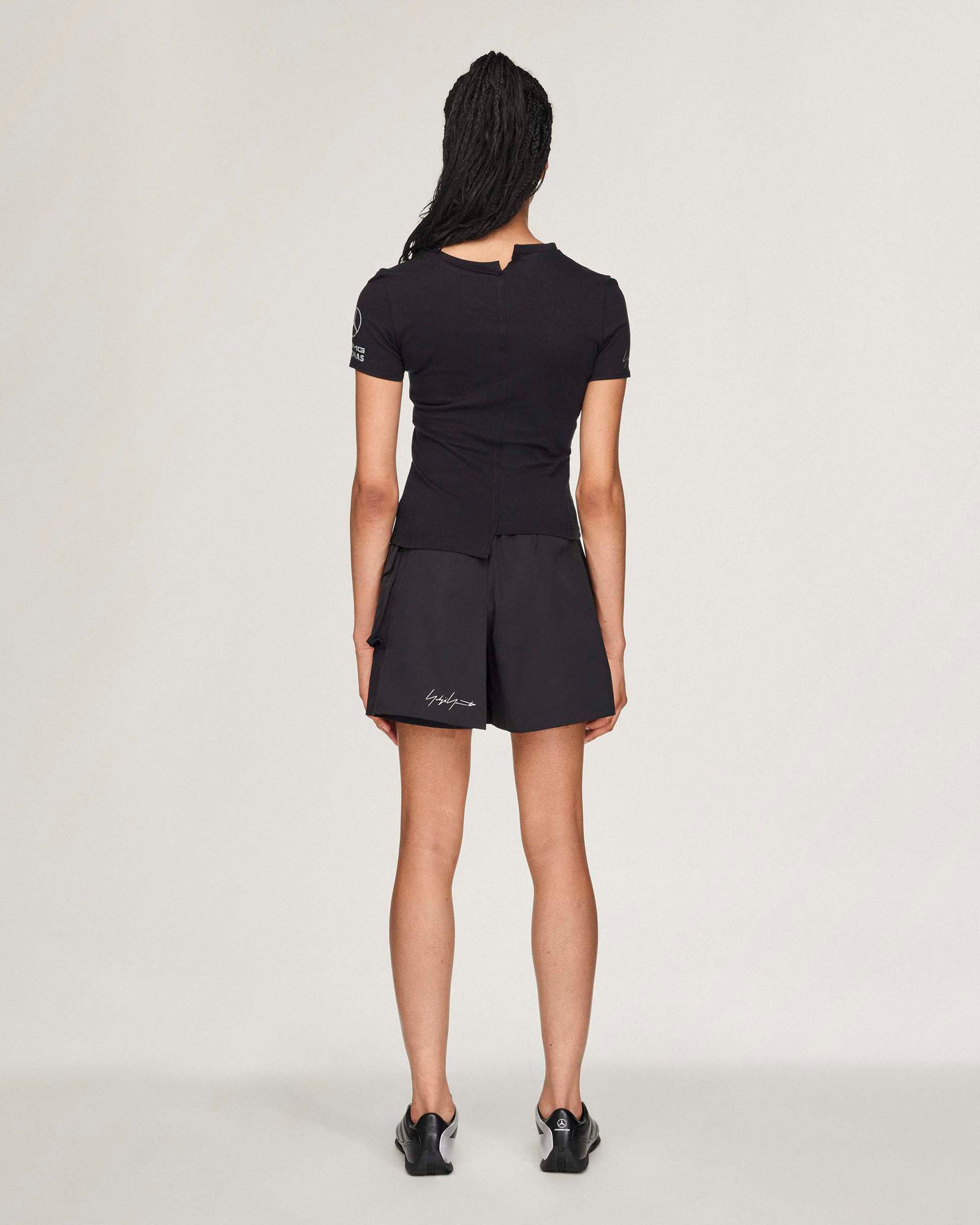 Womens Y-3 Skort Black