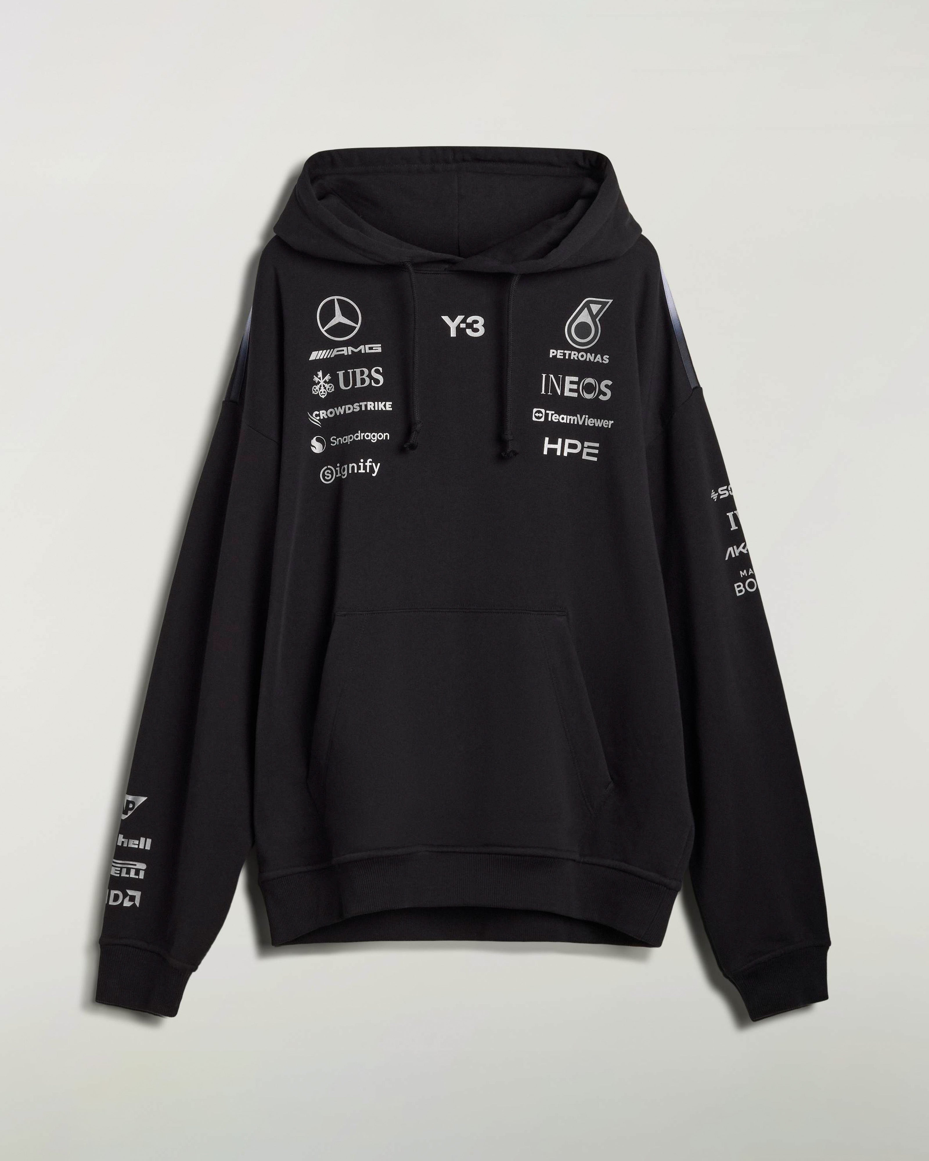 Mercedes-AMG PETRONAS F1 Team Y-3 Team Hoody - Black (2026