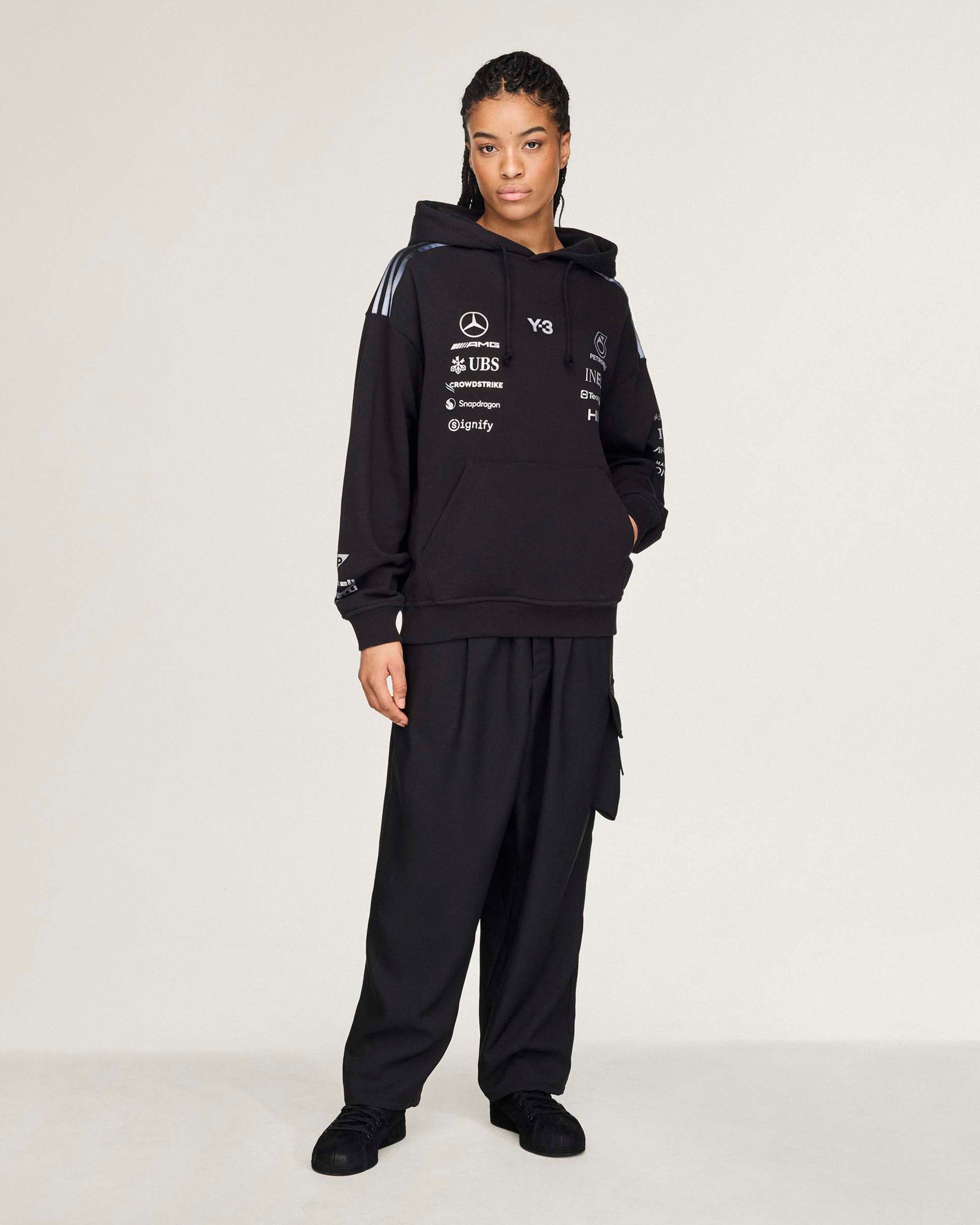 Mercedes-AMG PETRONAS F1 Team Y-3 Team Hoody - Black (2026
