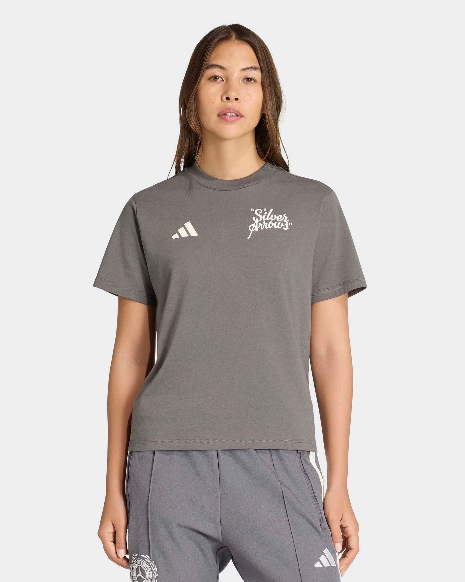 Womens Silver Arrows Heritage T-shirt Grey