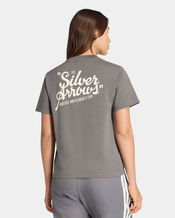 Womens Silver Arrows Heritage T-shirt Grey