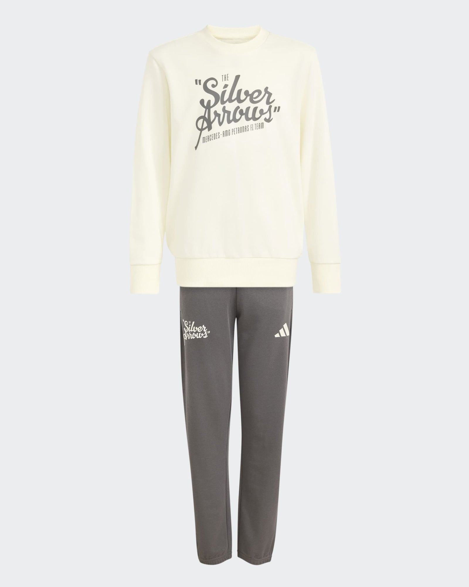 Kids Silver Arrows Heritage Tracksuit Off White