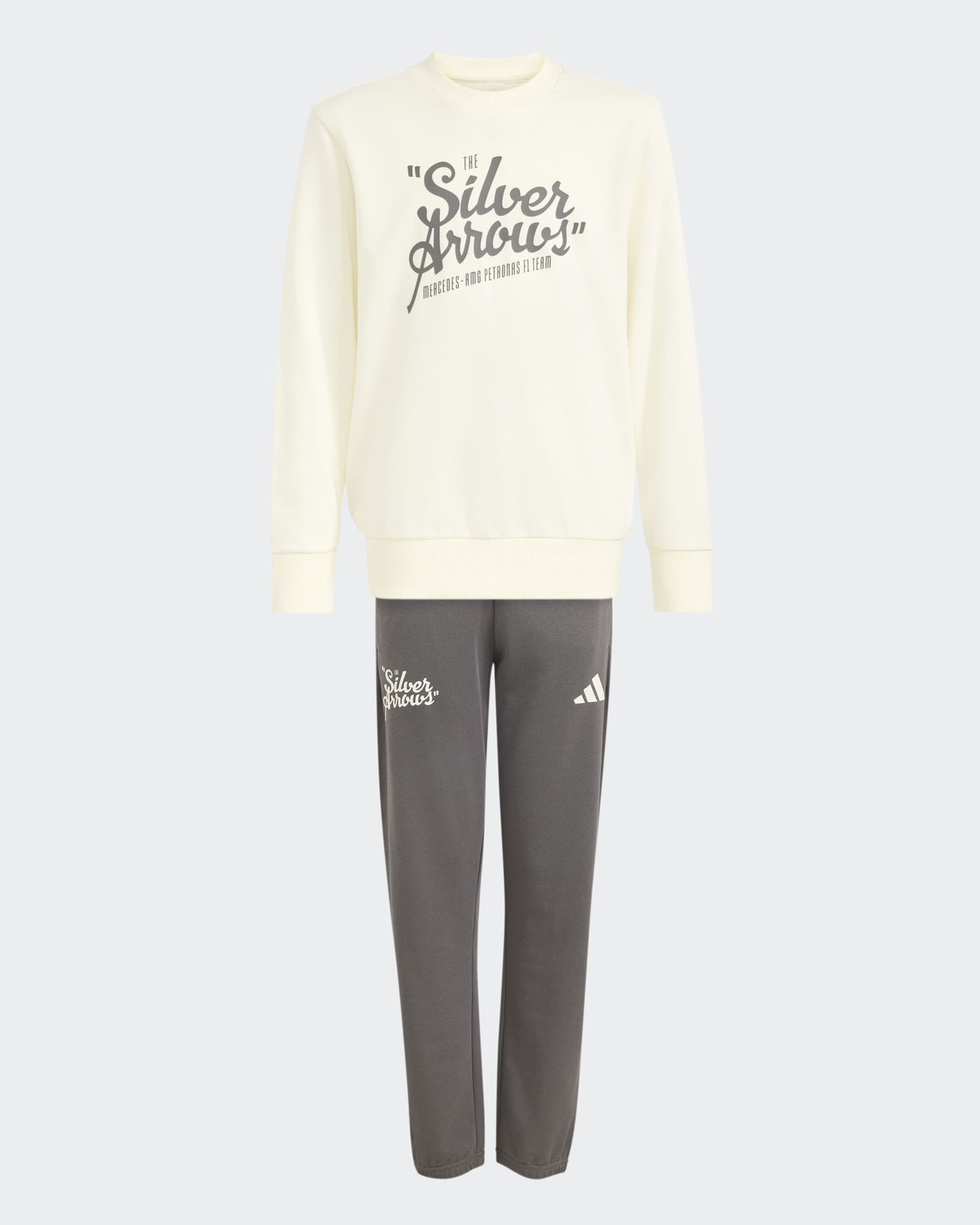 Kids Silver Arrows Heritage Tracksuit Off White