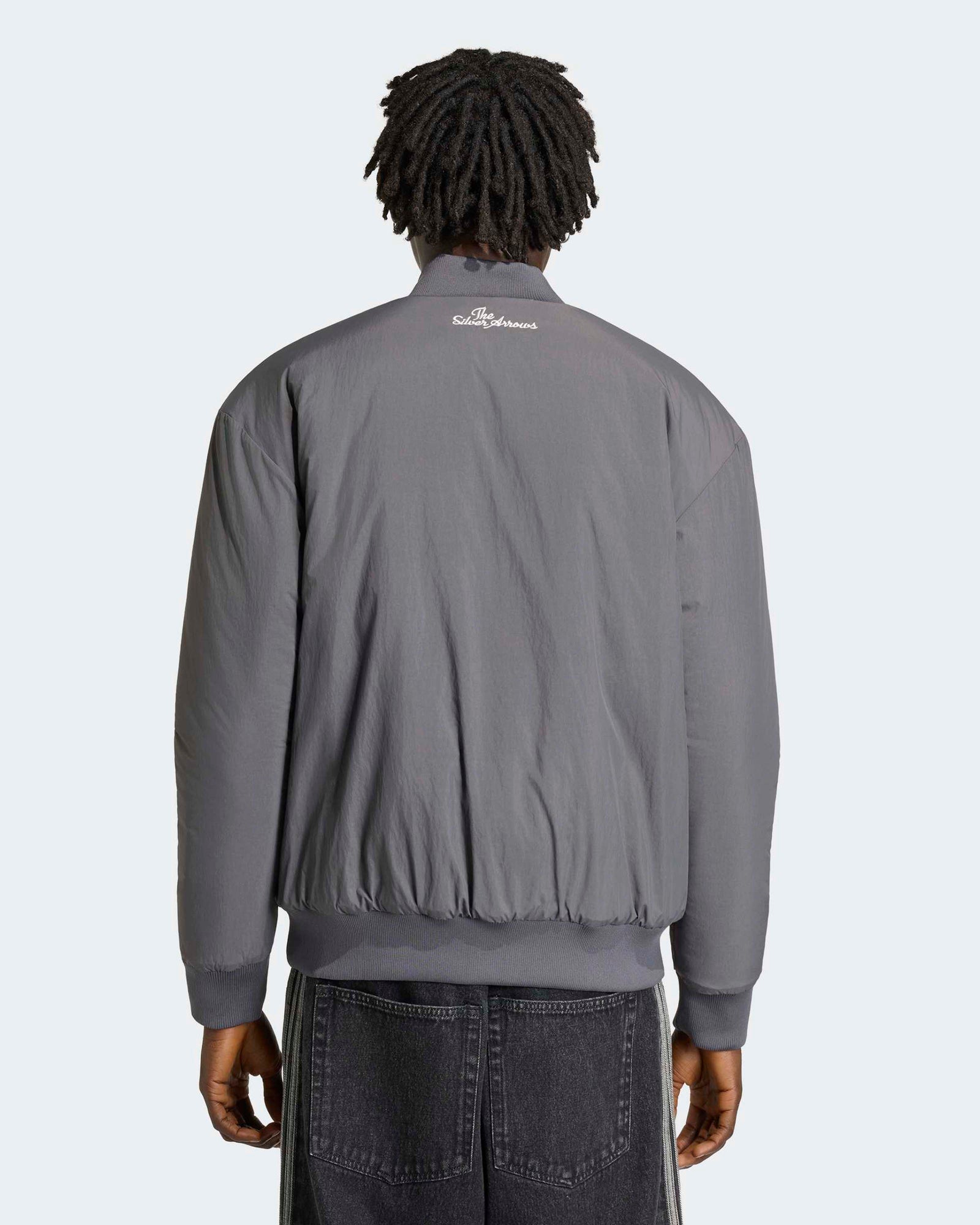 Mens Silver Arrows Icon Jacket Grey