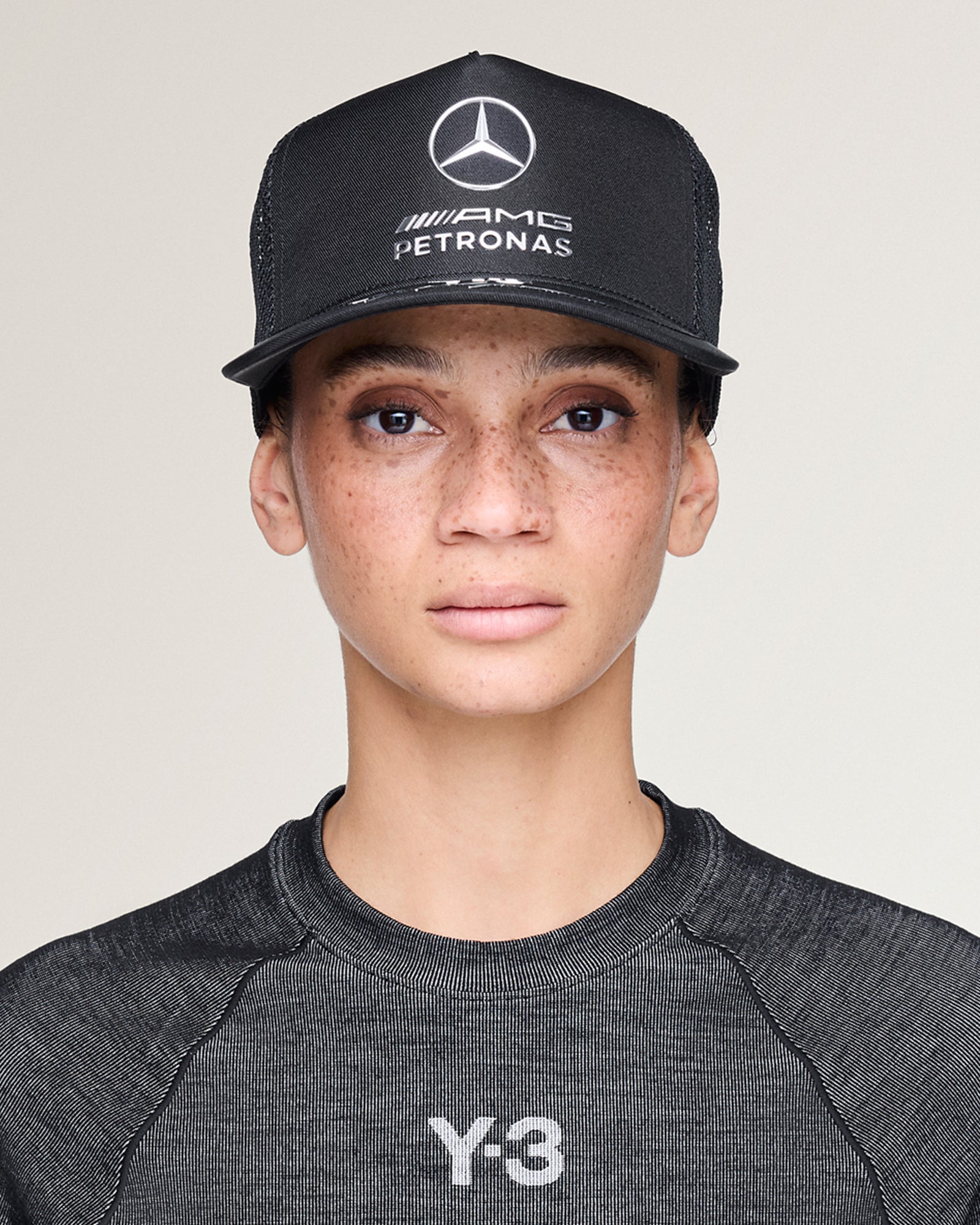 Y-3 Trucker Cap Black