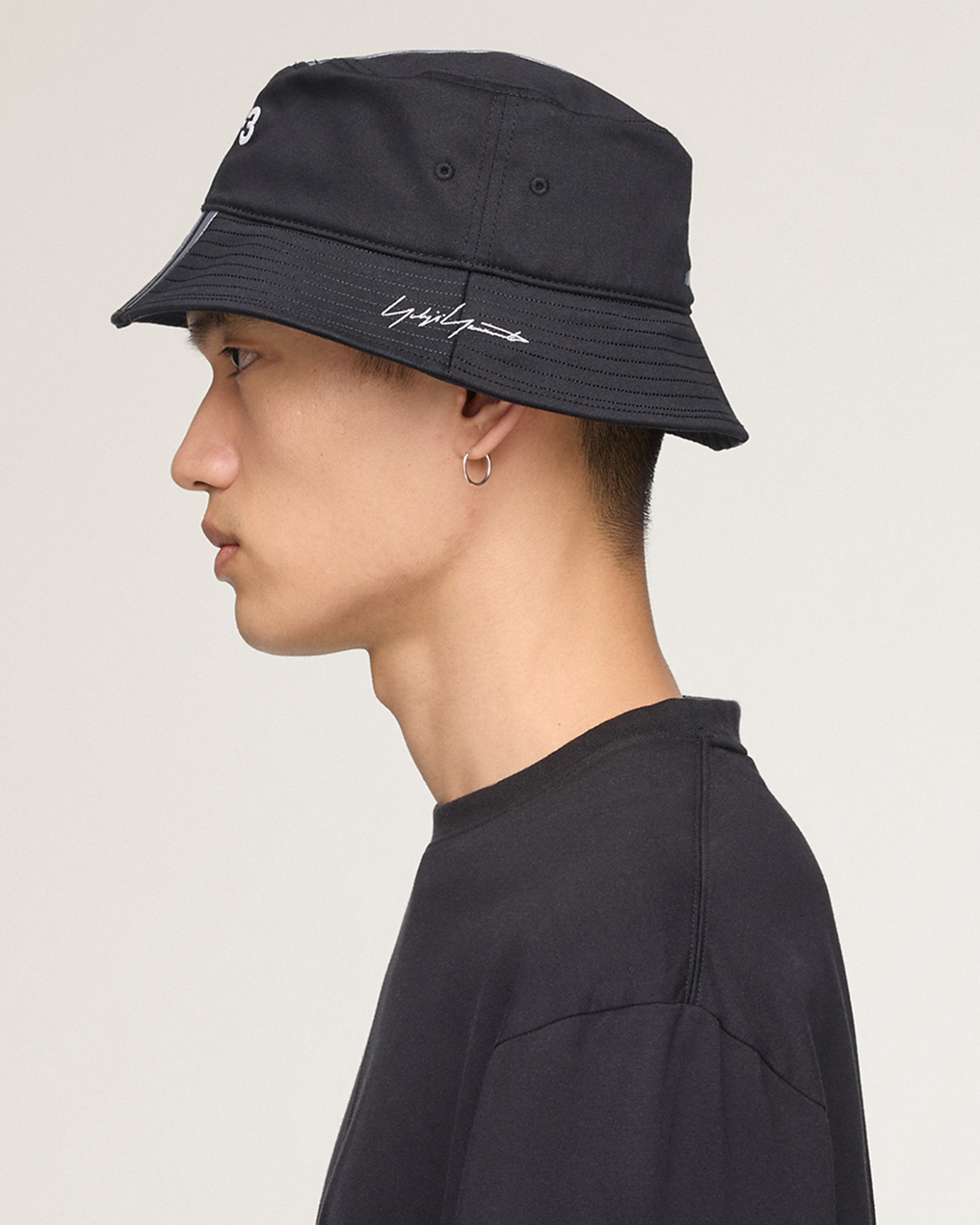 Y-3 Bucket Hat Black