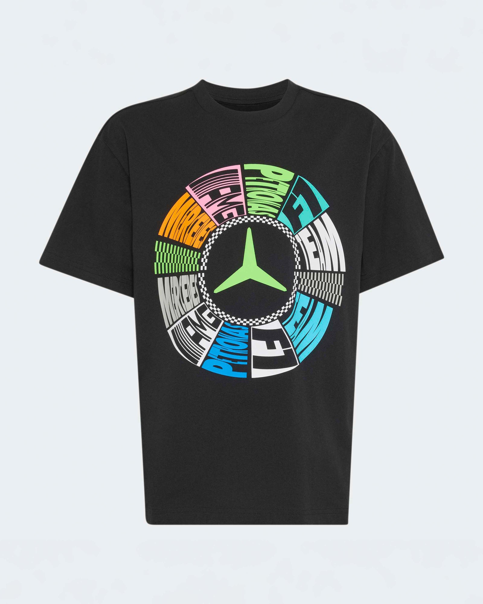 Kids Lights On T-shirt Black