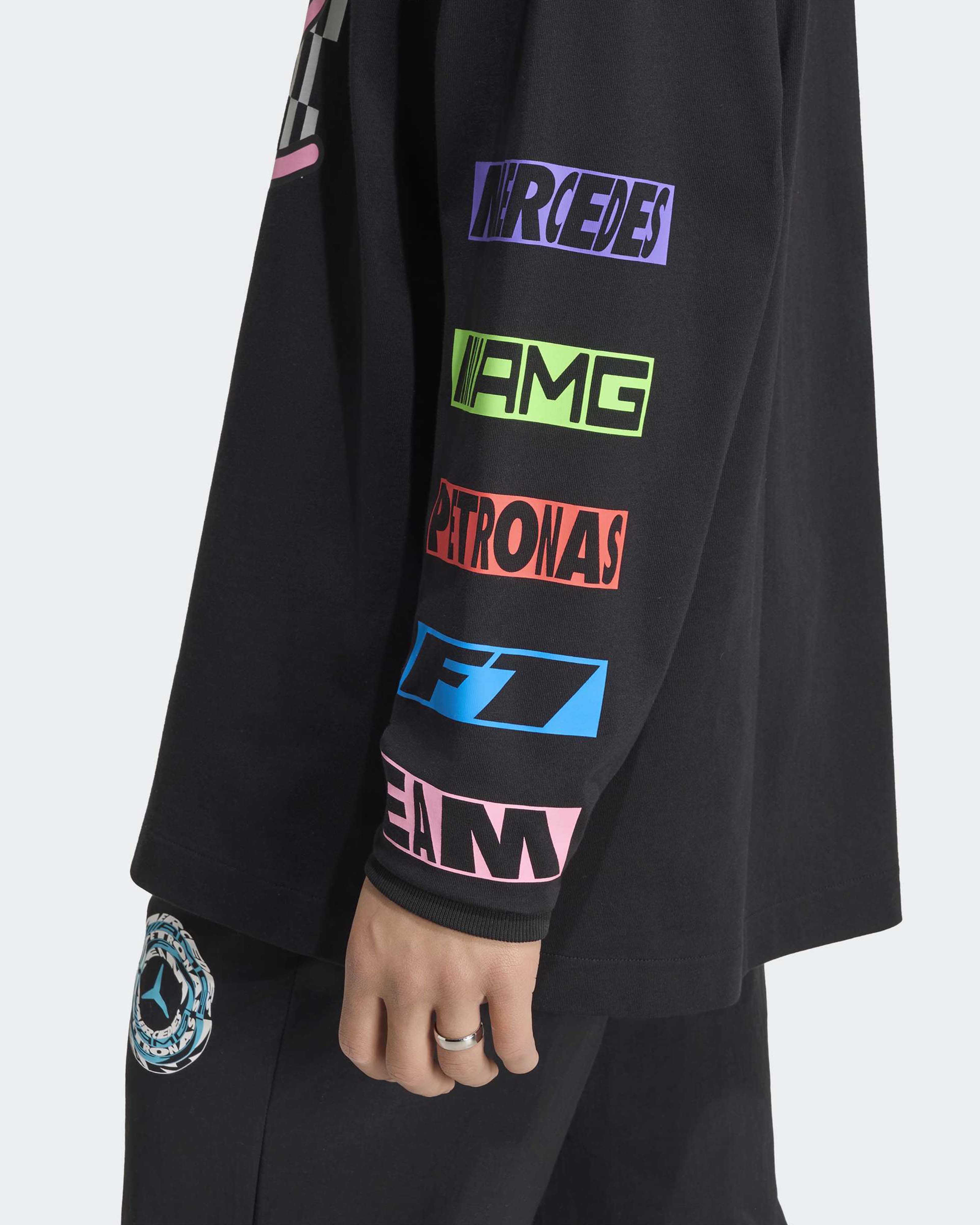 Unisex Lights On Longsleeve T-shirt Black